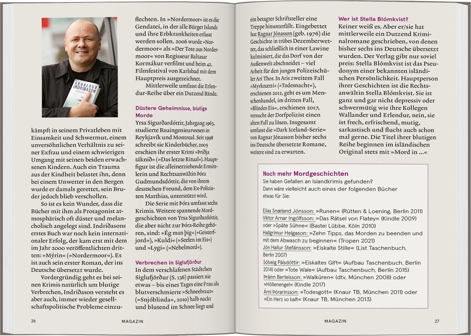 Beispielinhalt (Bild) Baedeker SMART Reiseführer Island