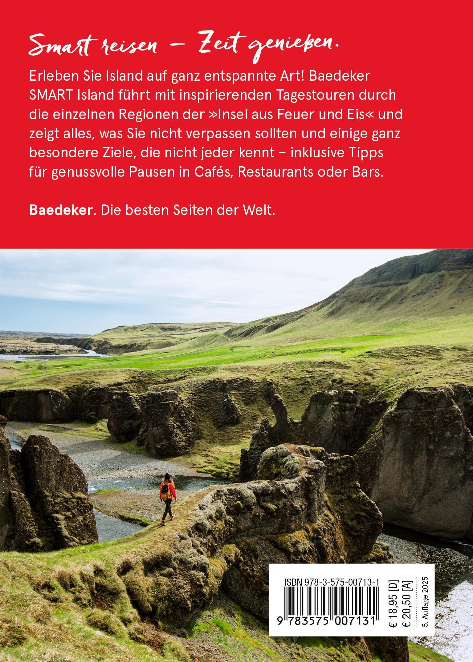 Rückseitencover Baedeker SMART Reiseführer Island
