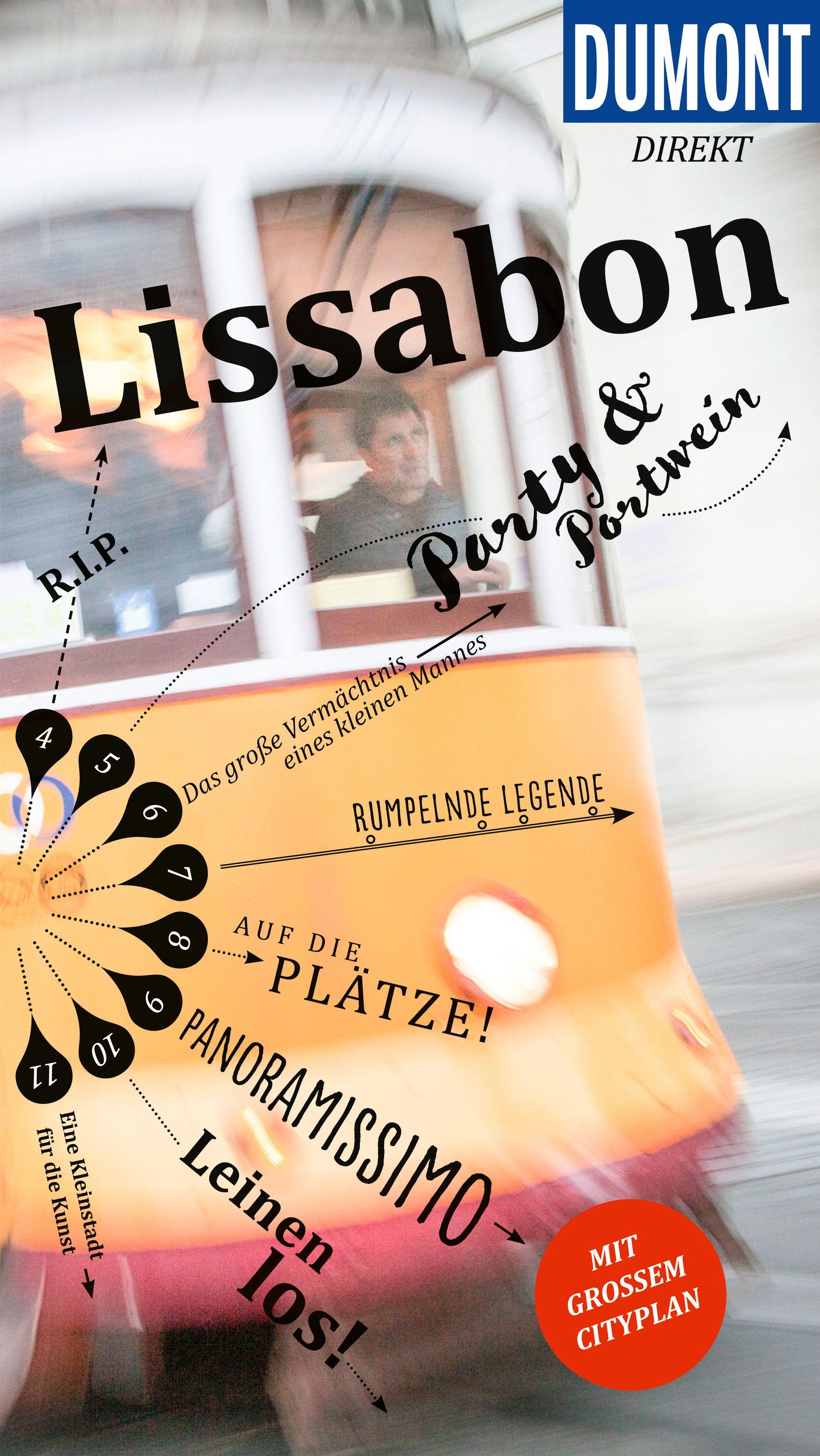 Vorderes Coverbild DUMONT direkt Reiseführer Lissabon