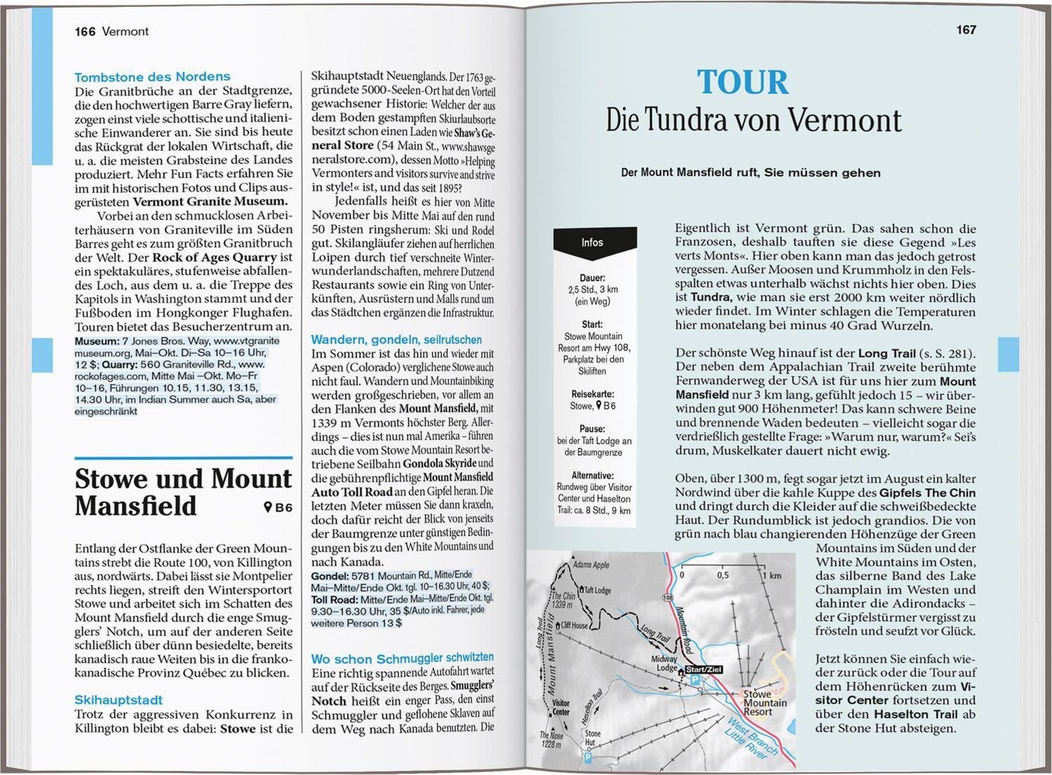 Beispielinhalt (Bild) DUMONT Reise-Taschenbuch Reiseführer Boston & Neuengland