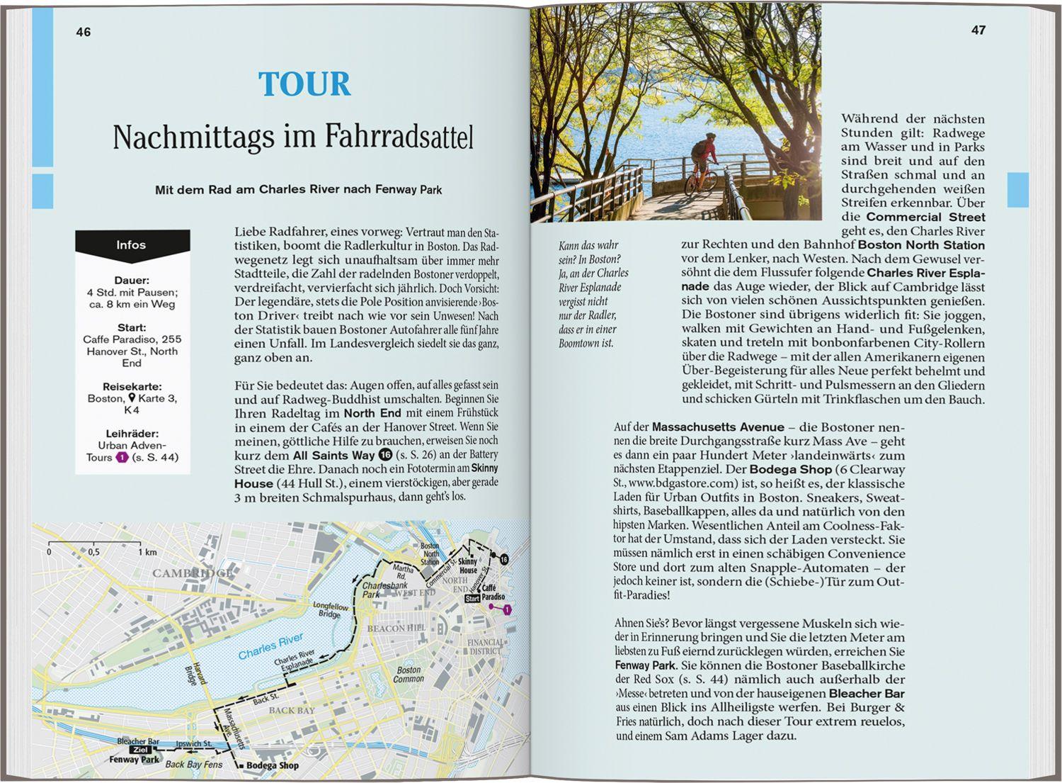 Beispielinhalt (Bild) DUMONT Reise-Taschenbuch Reiseführer Boston & Neuengland
