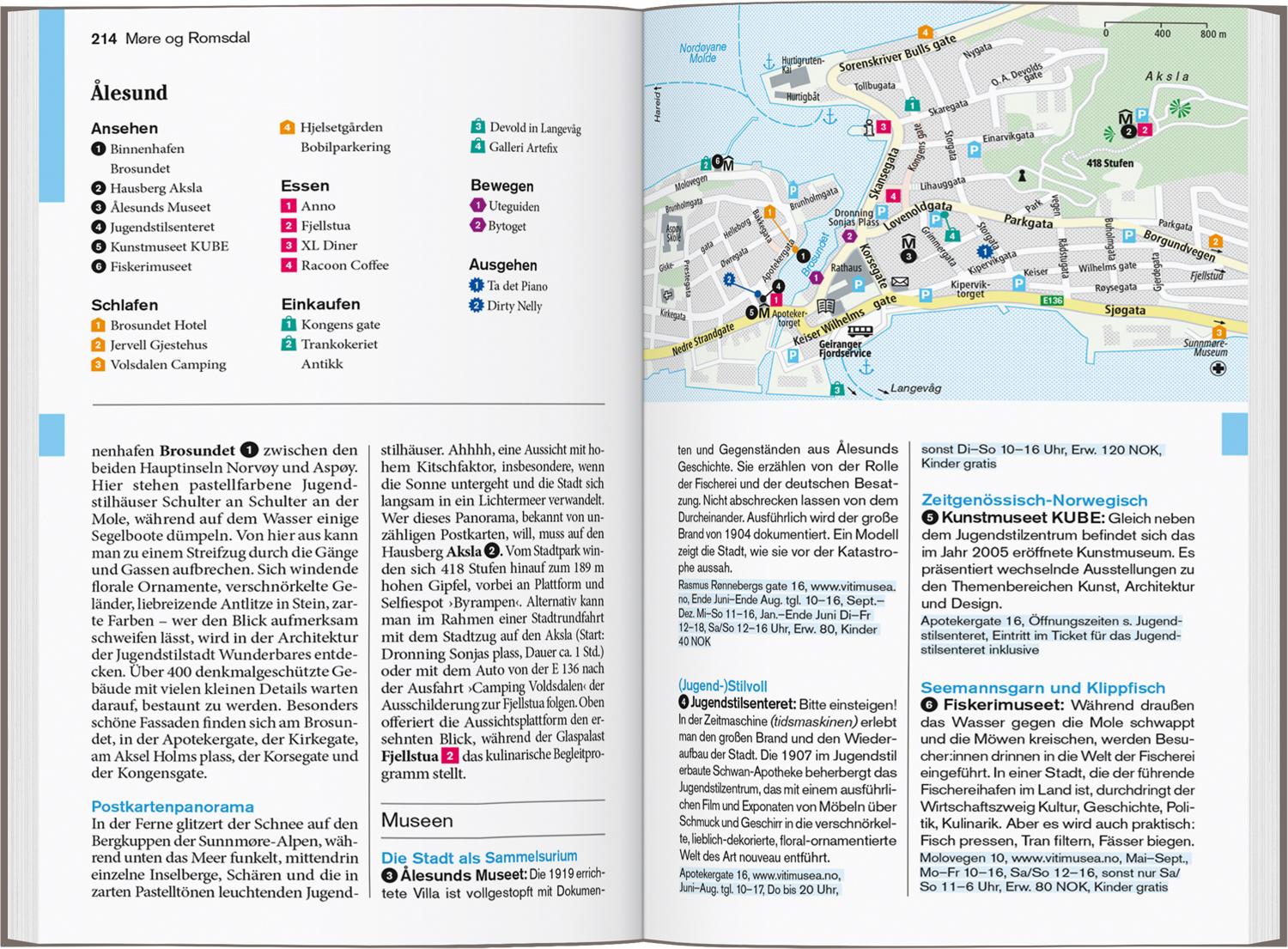 Beispielinhalt (Bild) DUMONT Reise-Taschenbuch Reiseführer Norwegen, Das Fjordland