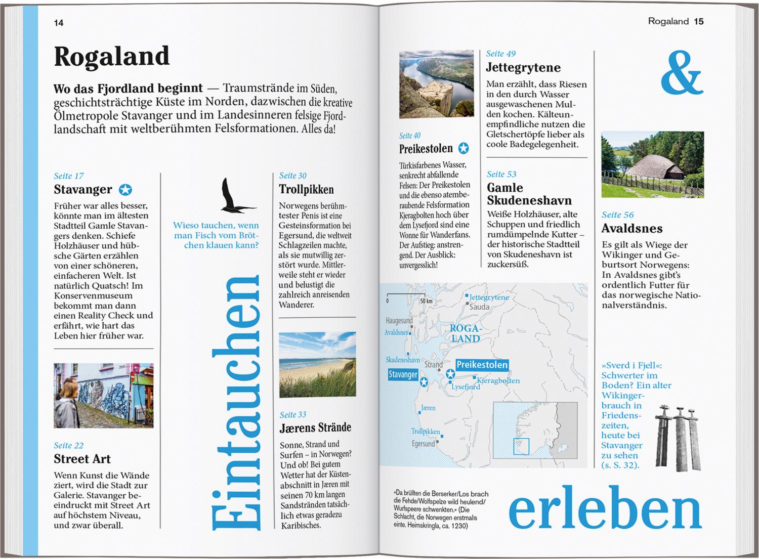Beispielinhalt (Bild) DUMONT Reise-Taschenbuch Reiseführer Norwegen, Das Fjordland