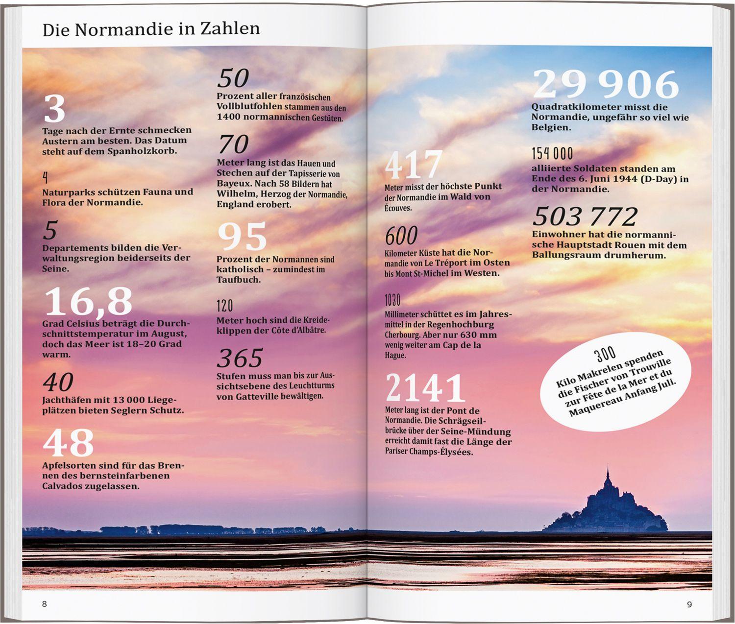 Beispielinhalt (Bild) DUMONT direkt Reiseführer Normandie