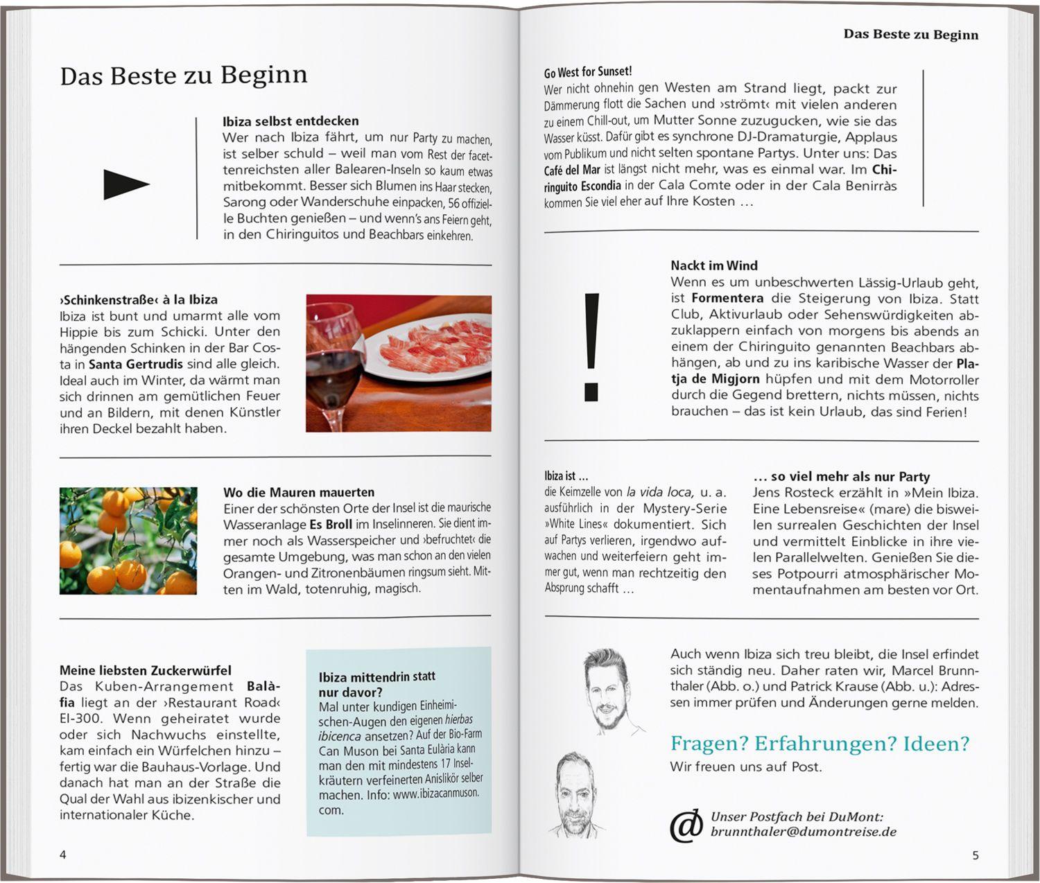 Beispielinhalt (Bild) DUMONT direkt Reiseführer Ibiza, Formentera