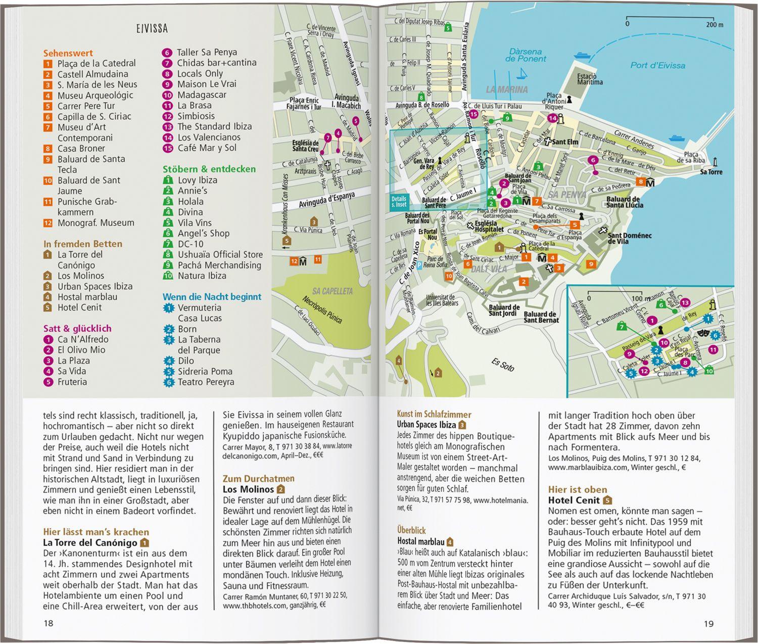 Beispielinhalt (Bild) DUMONT direkt Reiseführer Ibiza, Formentera