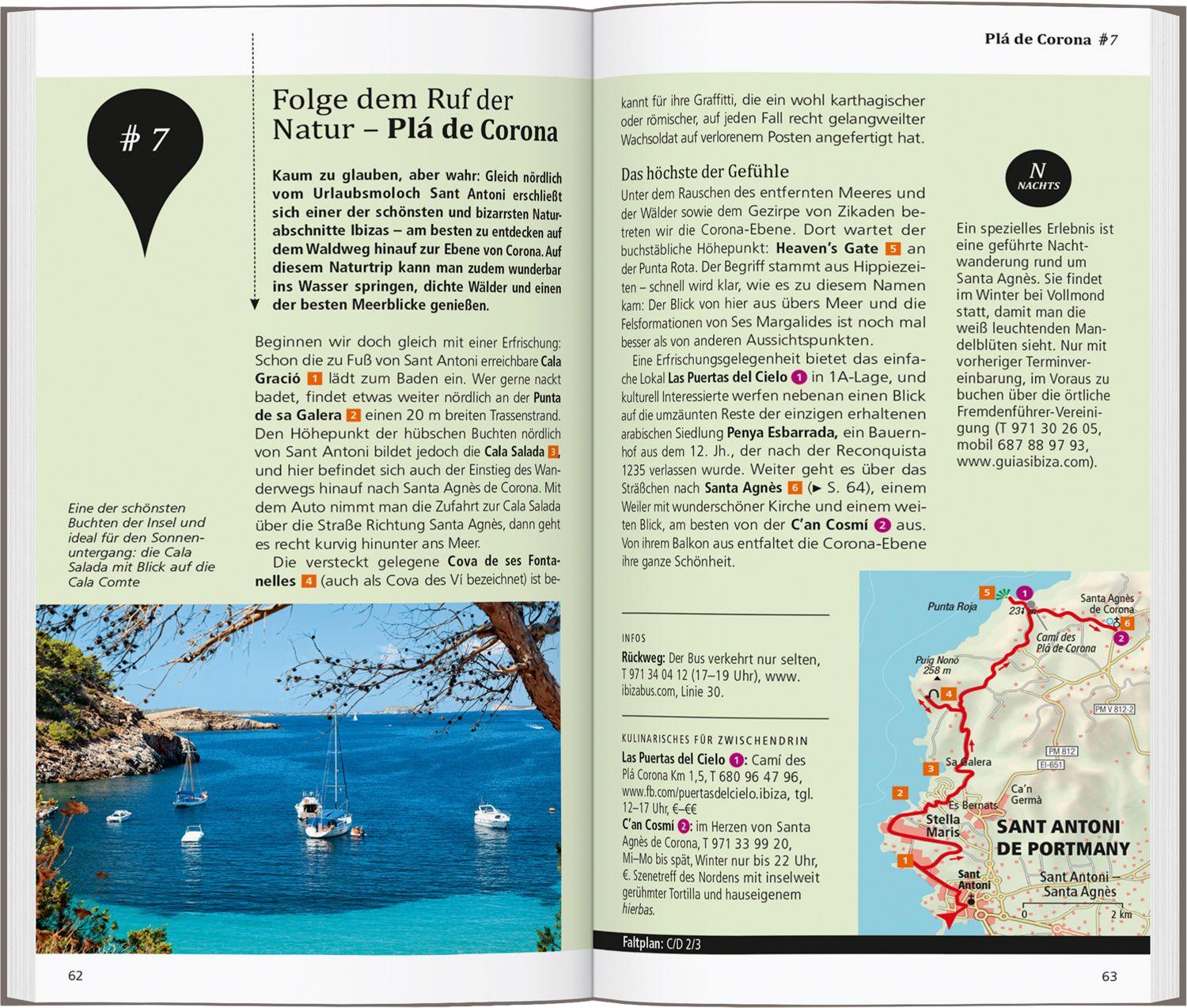 Beispielinhalt (Bild) DUMONT direkt Reiseführer Ibiza, Formentera