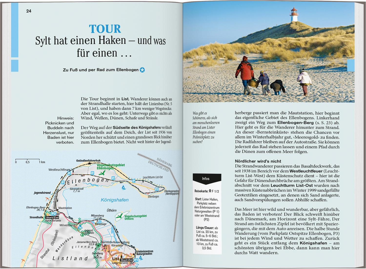 Beispielinhalt (Bild) DUMONT Reise-Taschenbuch Reiseführer Sylt, Föhr, Amrum