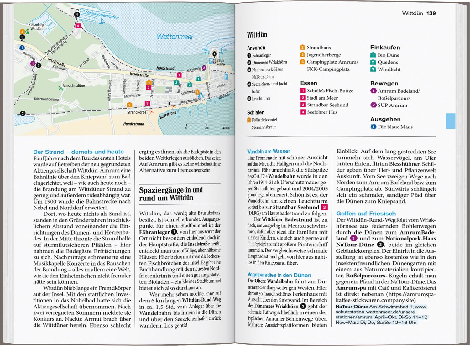 Beispielinhalt (Bild) DUMONT Reise-Taschenbuch Reiseführer Sylt, Föhr, Amrum