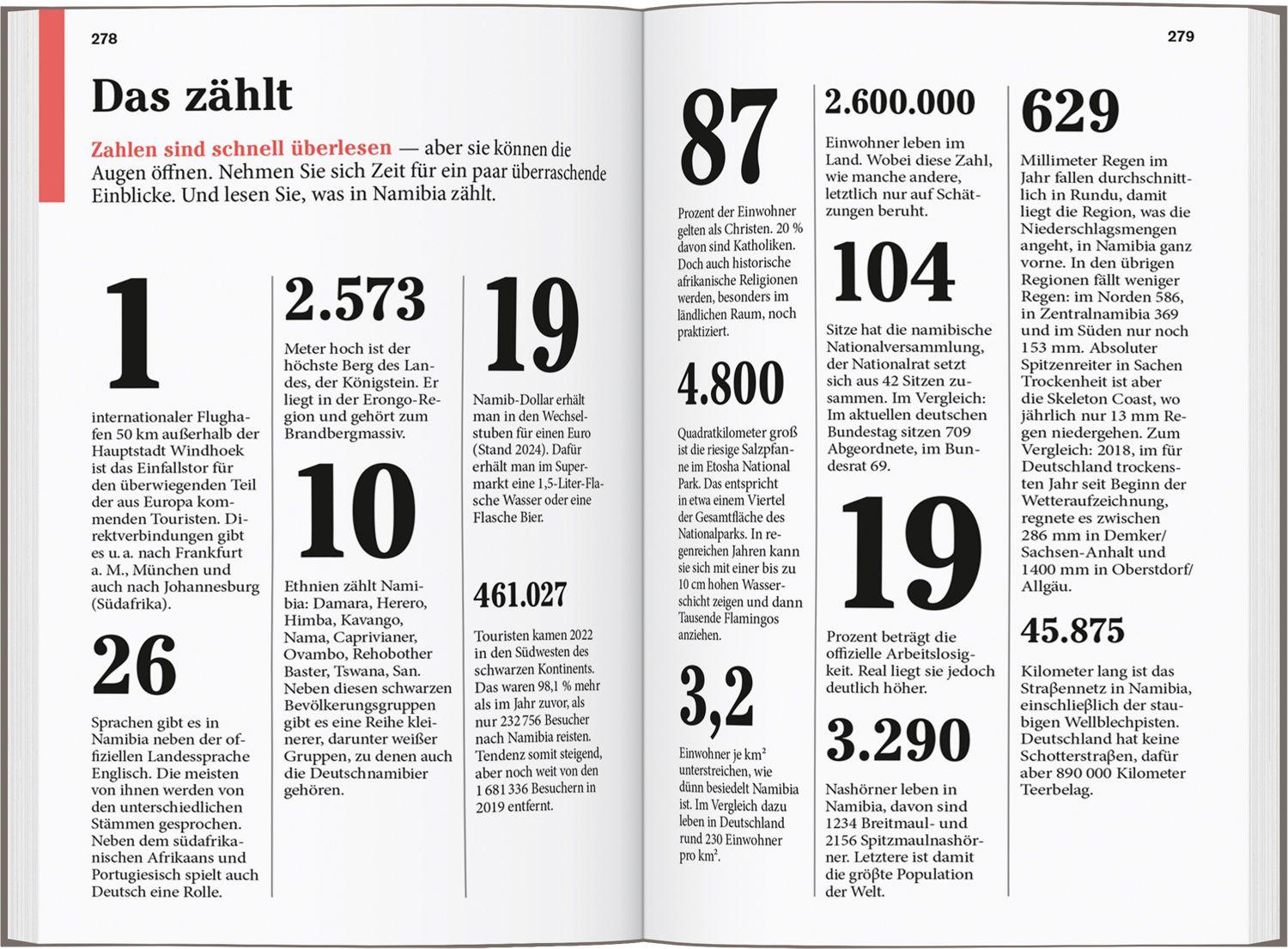 Beispielinhalt (Bild) DUMONT Reise-Taschenbuch Reiseführer Namibia