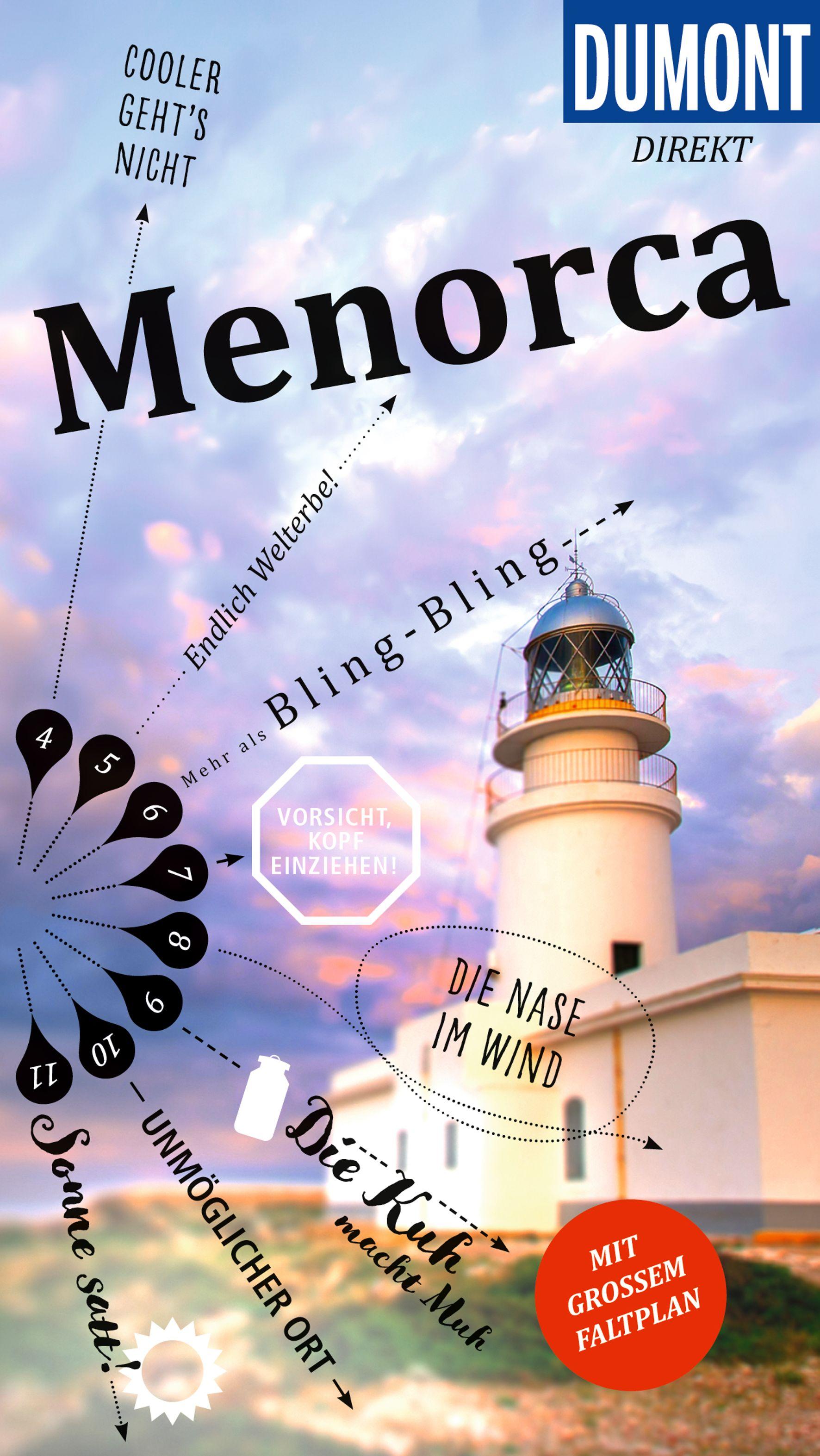 Vorderes Coverbild DUMONT direkt Reiseführer Menorca