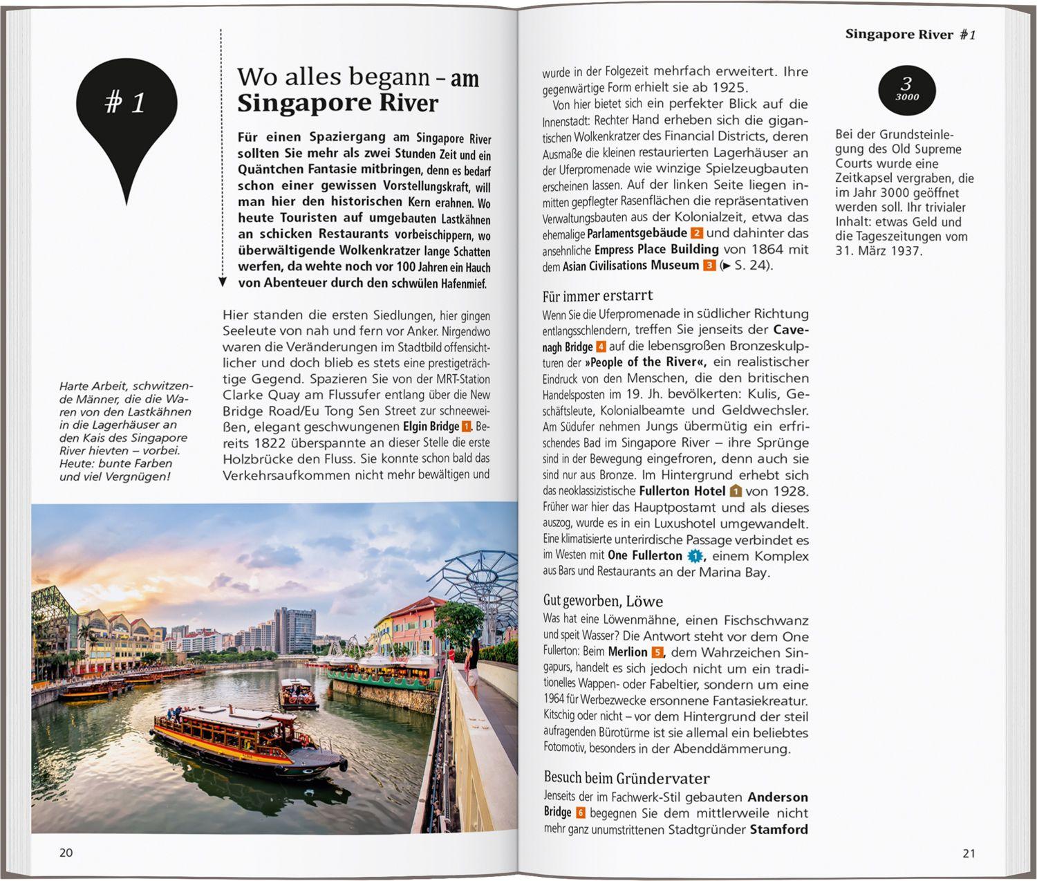 Beispielinhalt (Bild) DUMONT direkt Reiseführer Singapur
