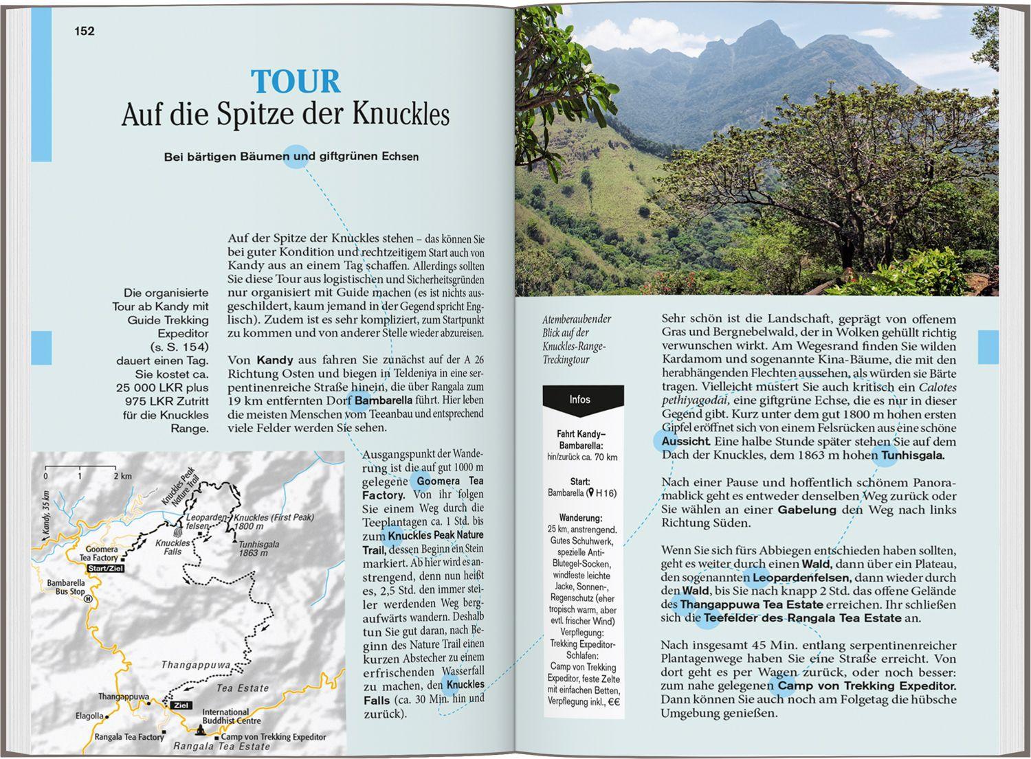 Beispielinhalt (Bild) DUMONT Reise-Taschenbuch Reiseführer Sri Lanka