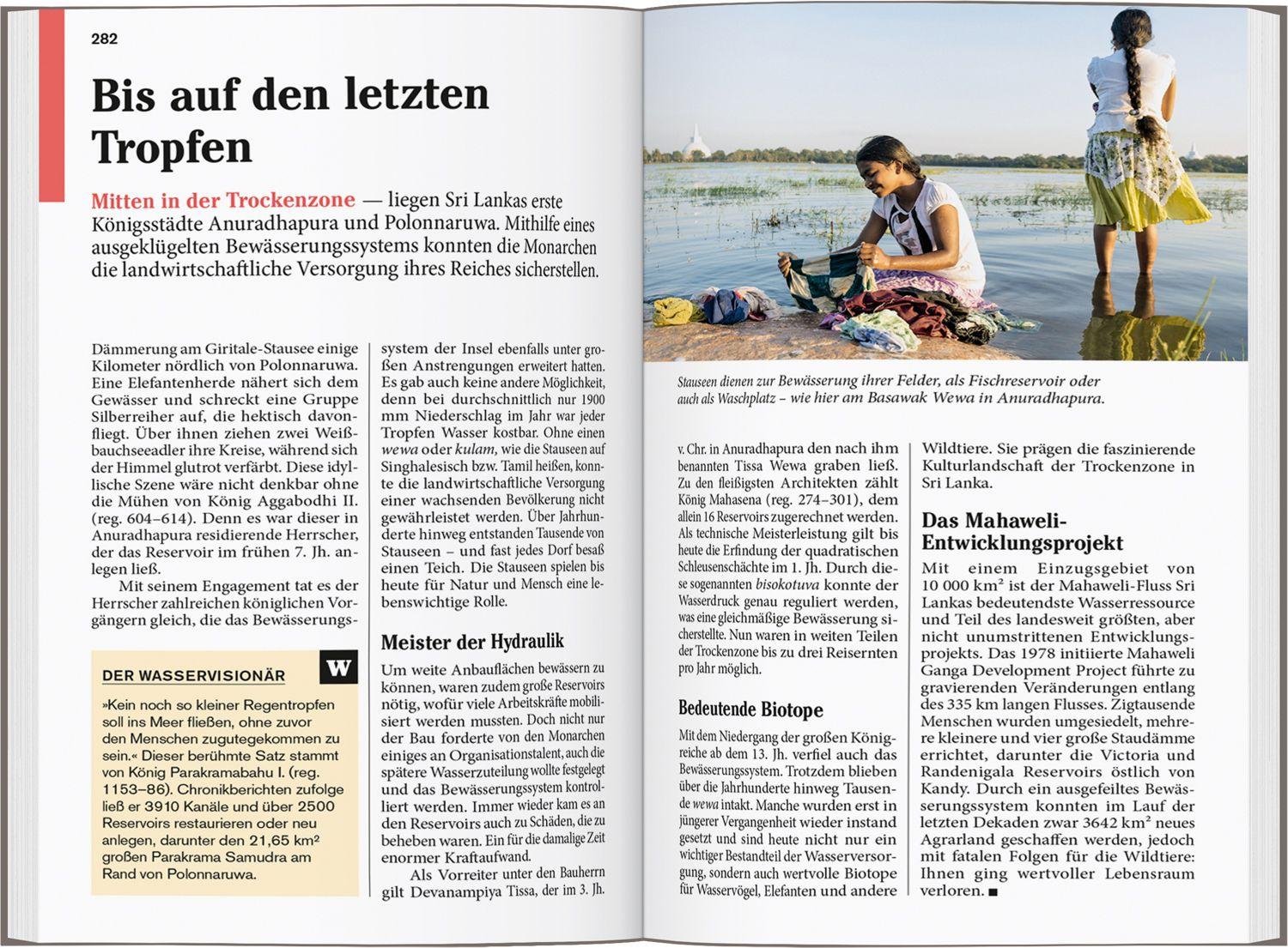 Beispielinhalt (Bild) DUMONT Reise-Taschenbuch Reiseführer Sri Lanka