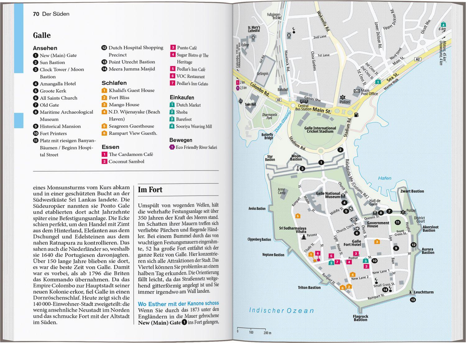 Beispielinhalt (Bild) DUMONT Reise-Taschenbuch Reiseführer Sri Lanka