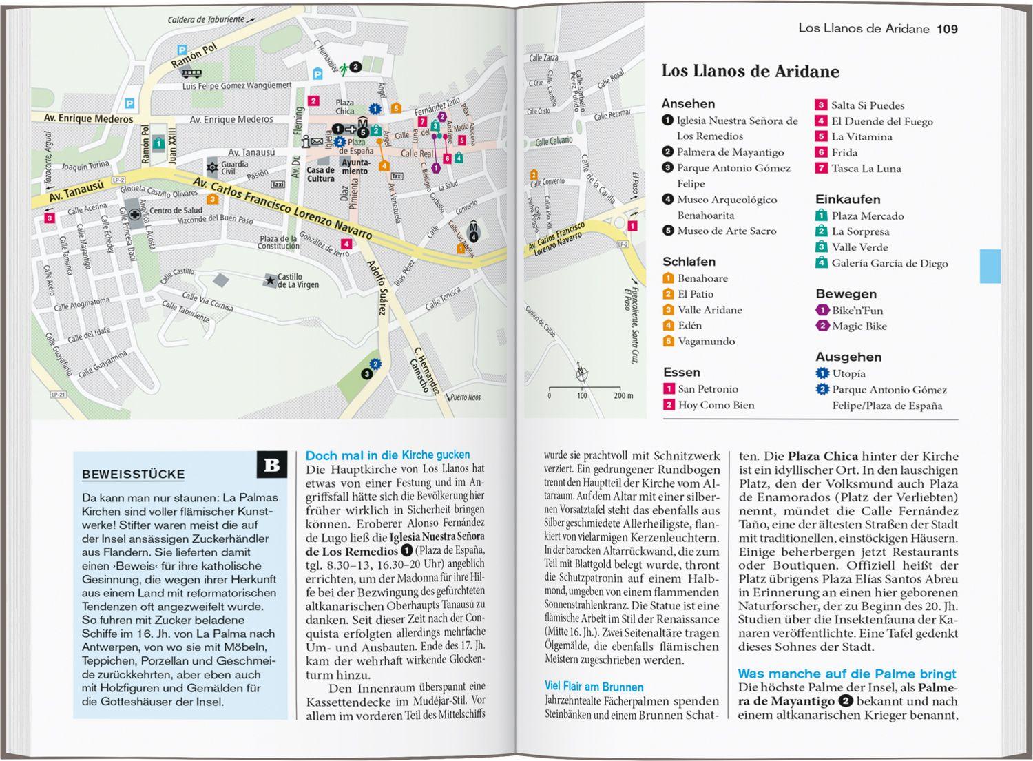 Beispielinhalt (Bild) DUMONT Reise-Taschenbuch Reiseführer La Palma