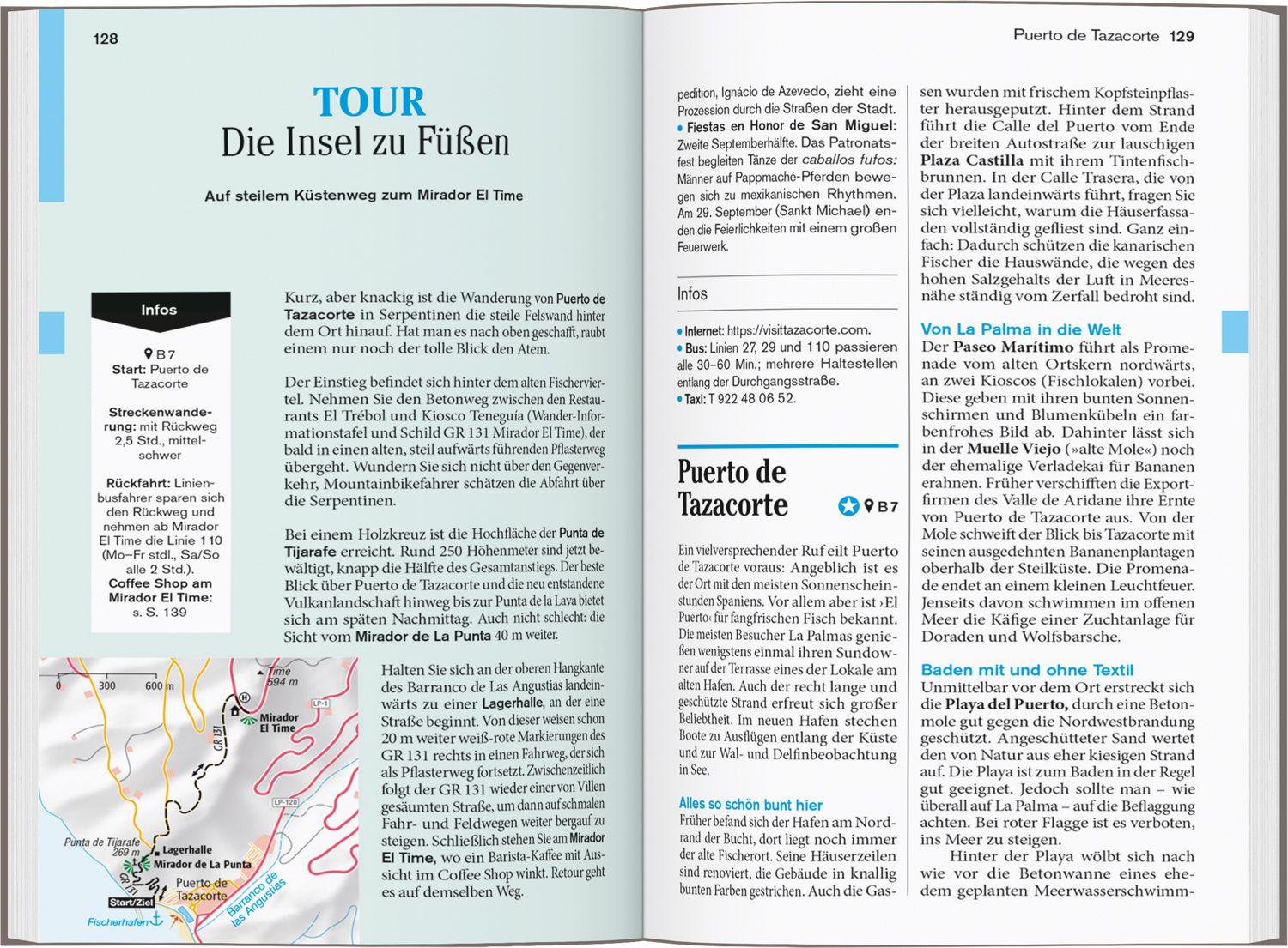 Beispielinhalt (Bild) DUMONT Reise-Taschenbuch Reiseführer La Palma
