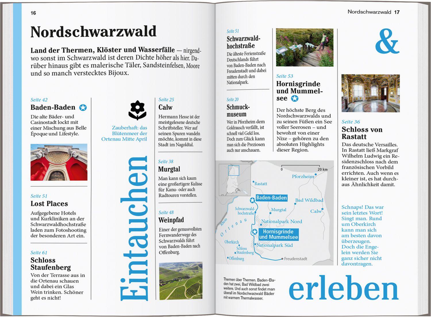 Beispielinhalt (Bild) DUMONT Reise-Taschenbuch Reiseführer Schwarzwald