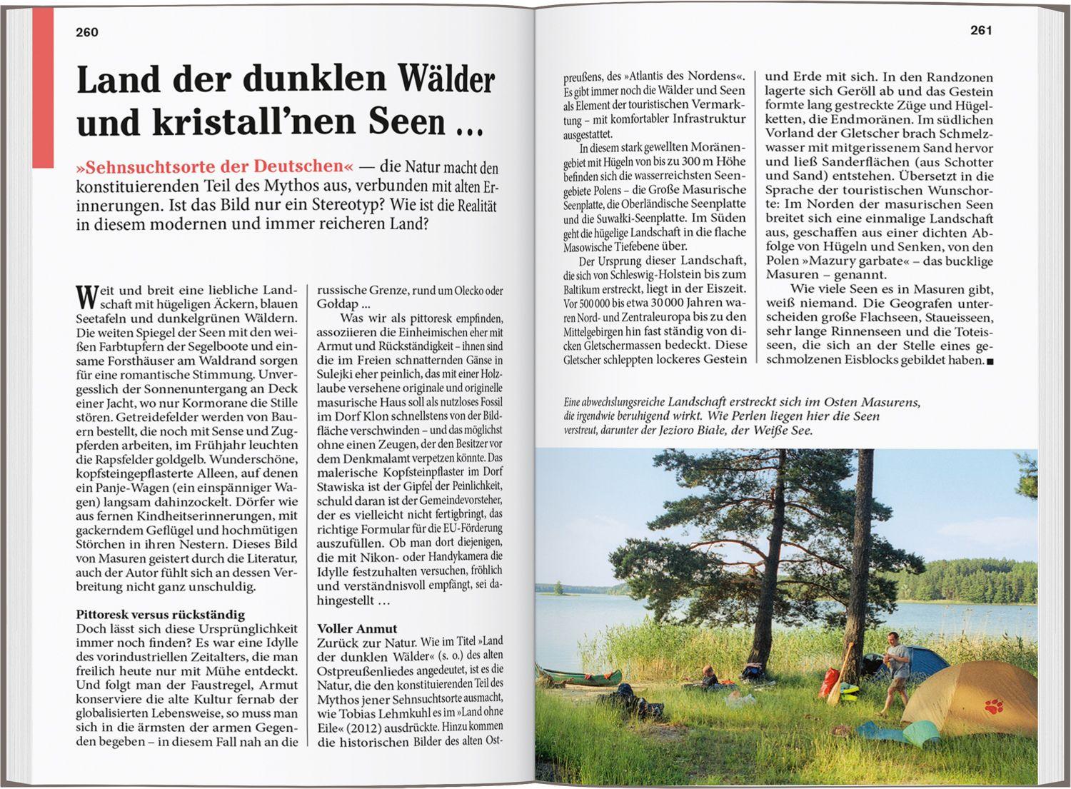 Beispielinhalt (Bild) DUMONT Reise-Taschenbuch Reiseführer Masuren, Danzig, Marienburg