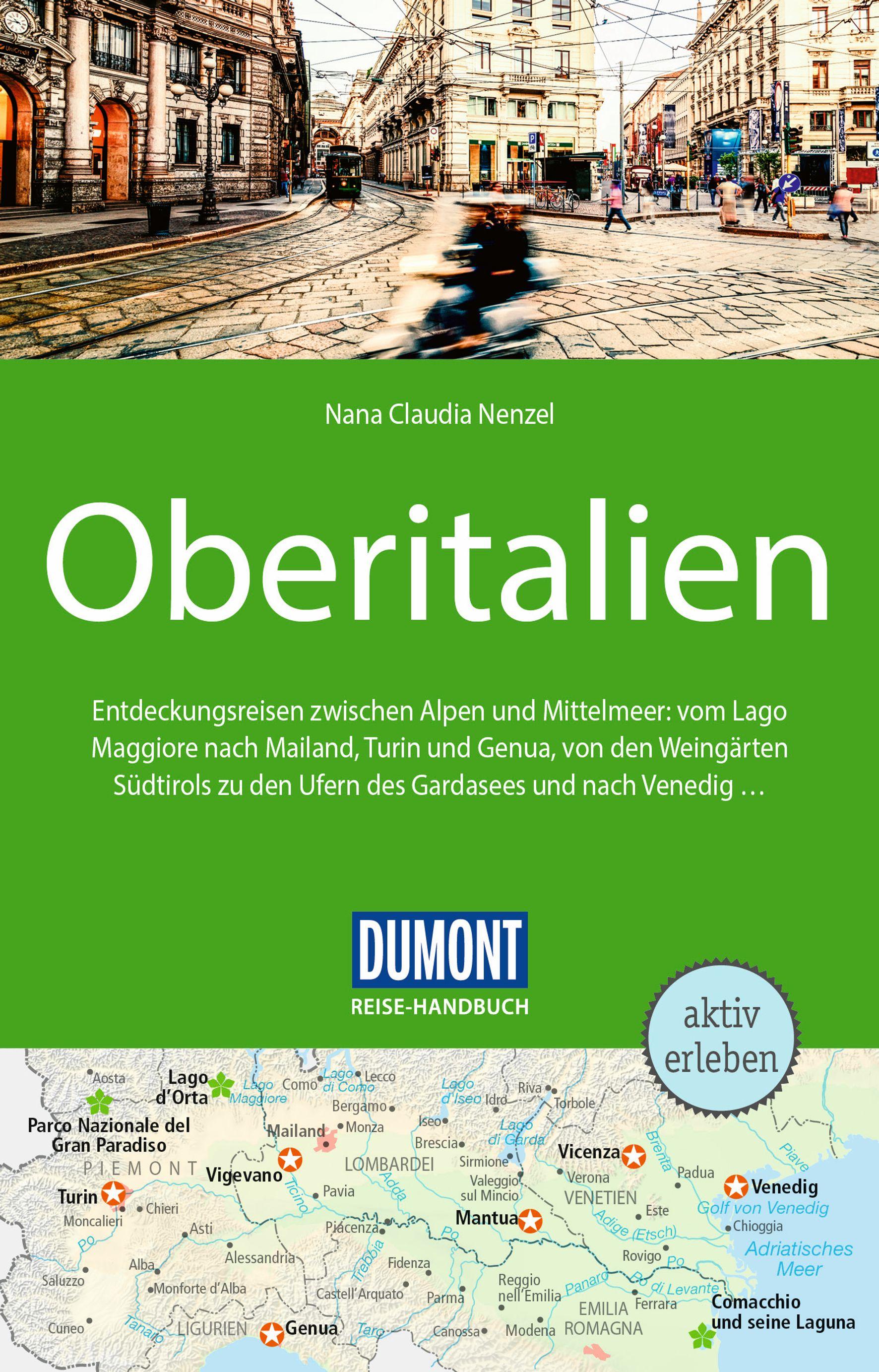 Vorderes Coverbild DUMONT Reise-Handbuch Reiseführer Oberitalien