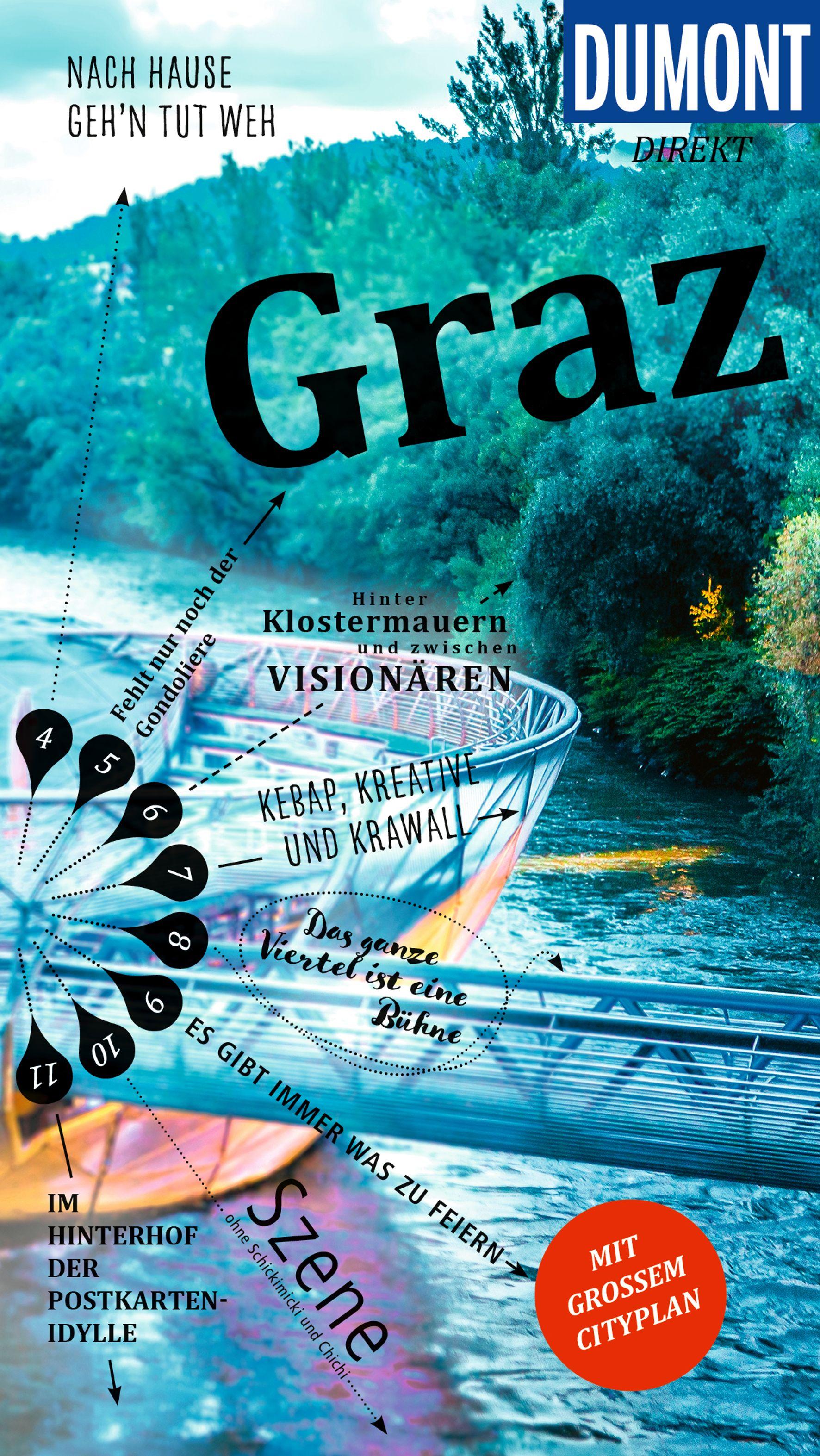 Vorderes Coverbild DUMONT direkt Reiseführer Graz