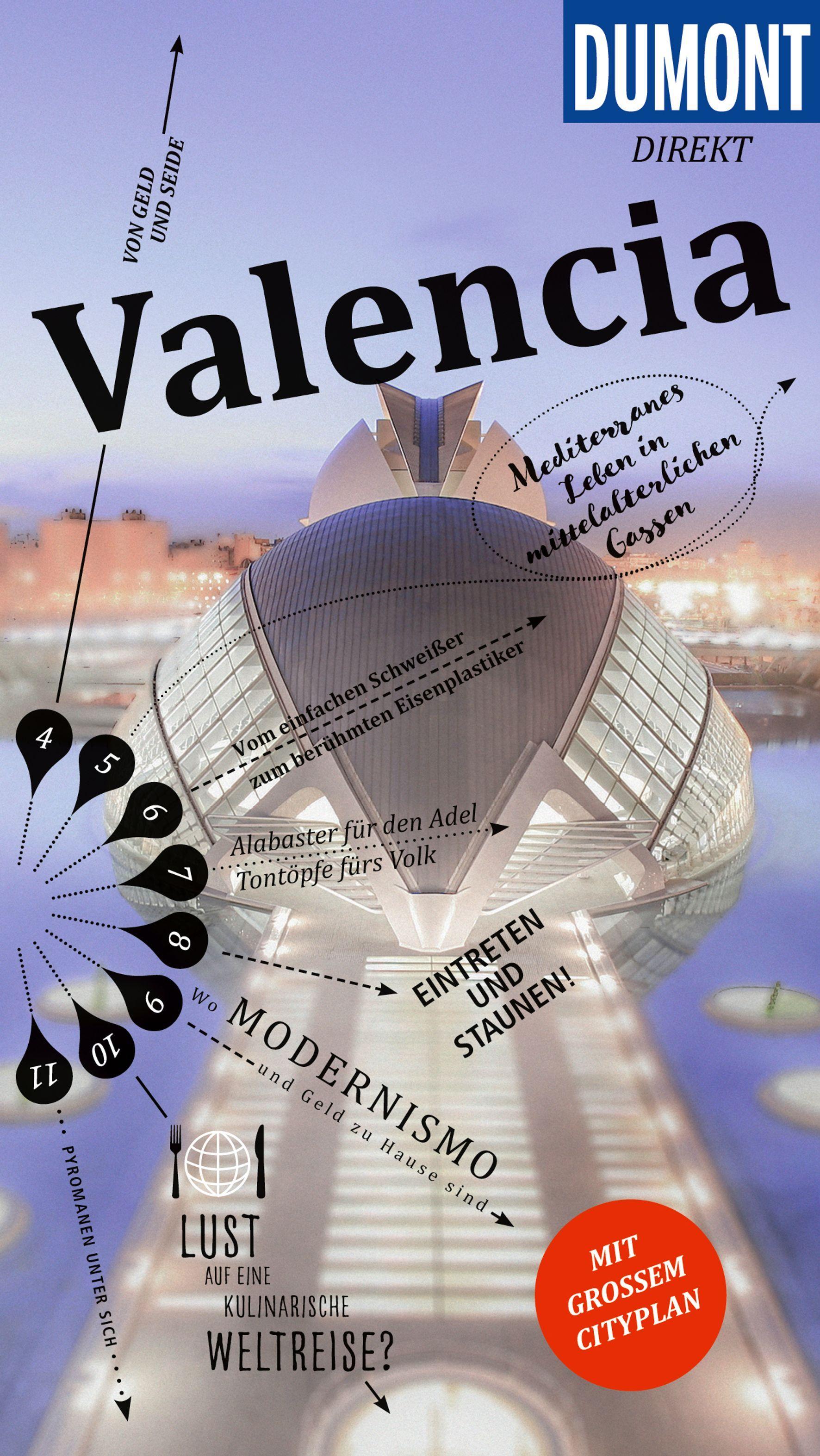 Vorderes Coverbild DUMONT direkt Reiseführer Valencia