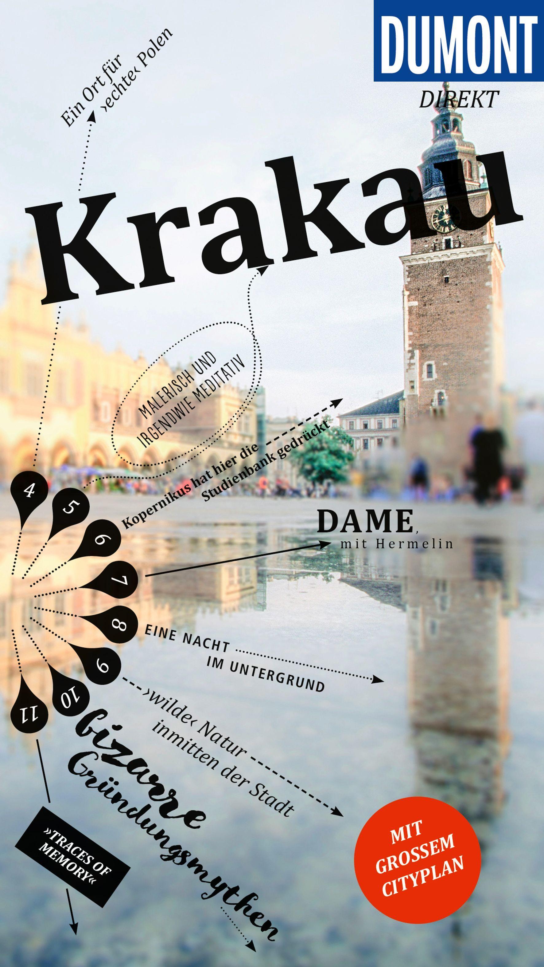 Vorderes Coverbild DUMONT direkt Reiseführer Krakau