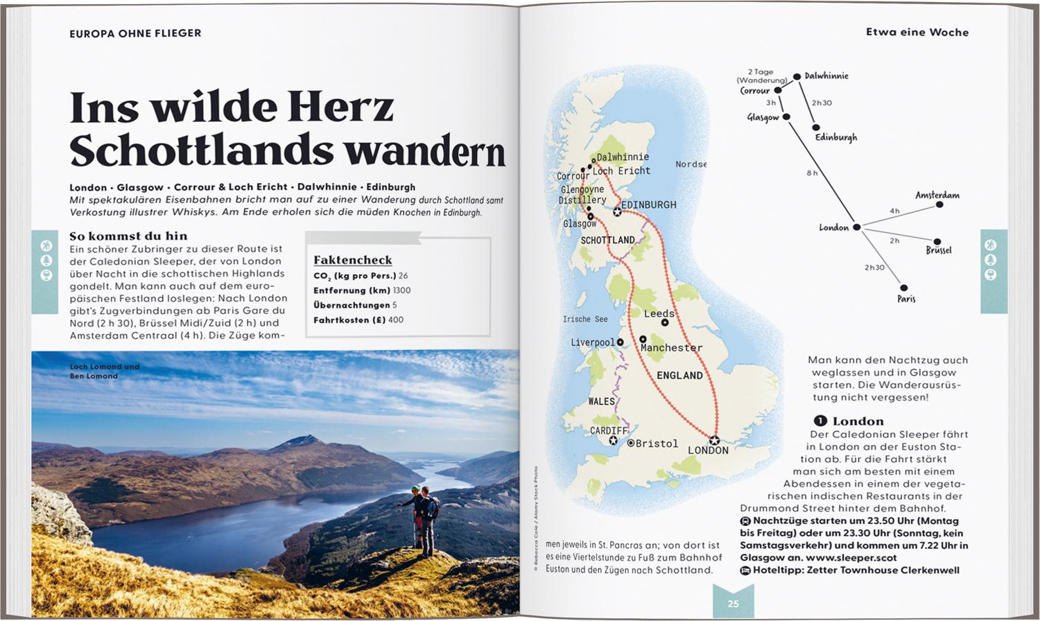 Beispielinhalt (Bild) LONELY PLANET Bildband Europa ohne Flieger