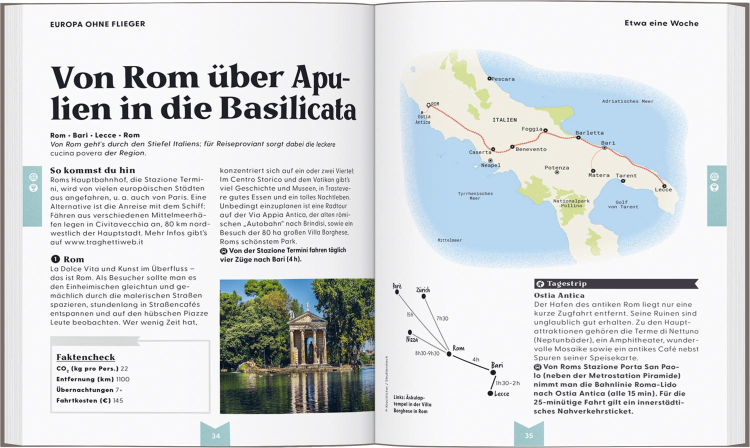 Beispielinhalt (Bild) LONELY PLANET Bildband Europa ohne Flieger