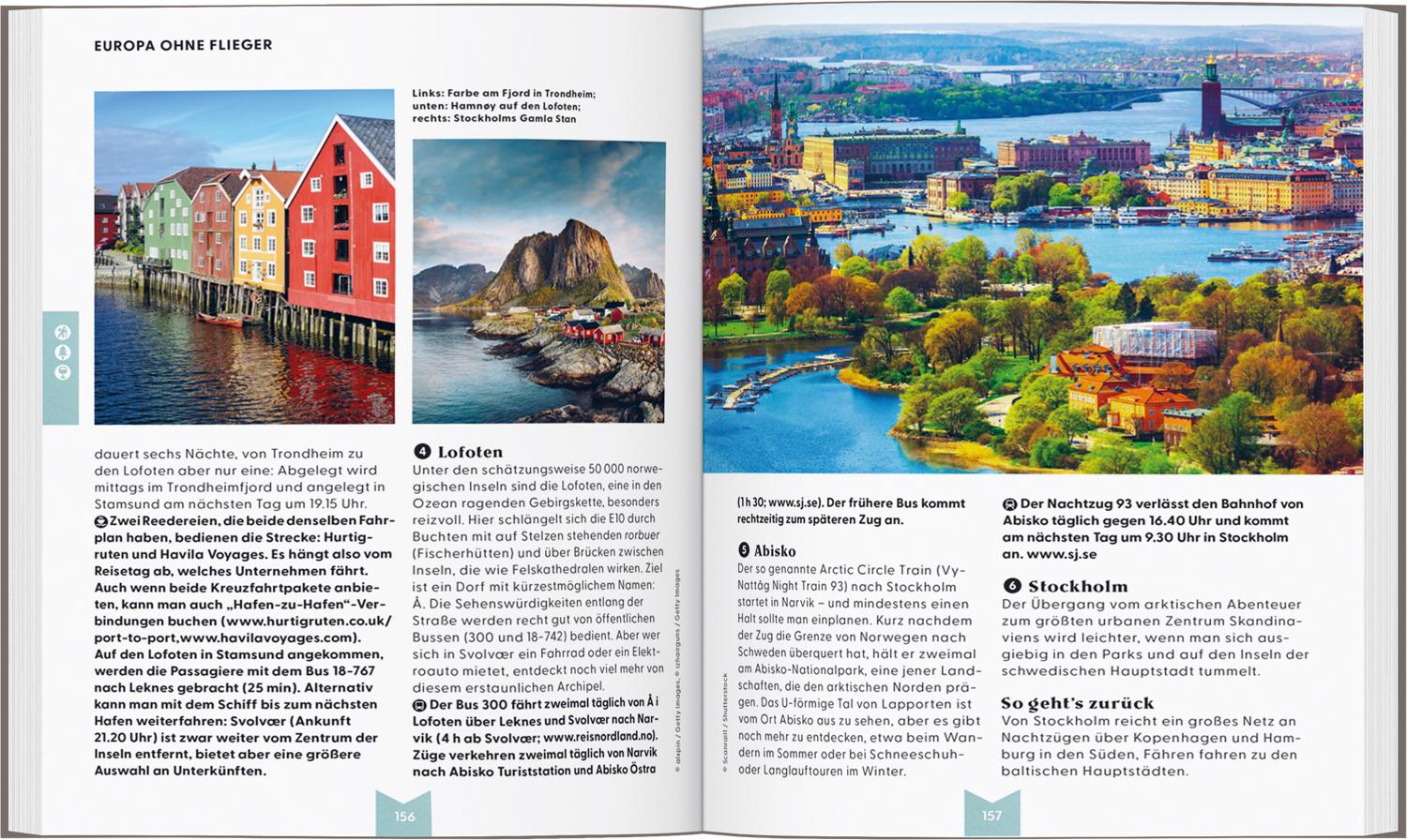 Beispielinhalt (Bild) LONELY PLANET Bildband Europa ohne Flieger