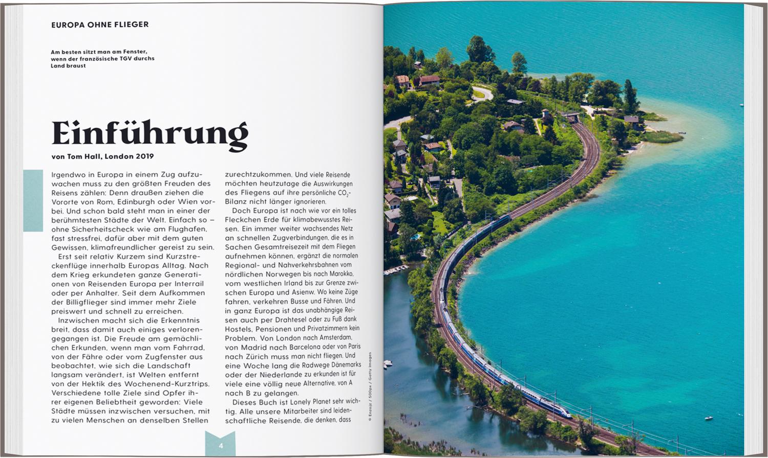 Beispielinhalt (Bild) LONELY PLANET Bildband Europa ohne Flieger