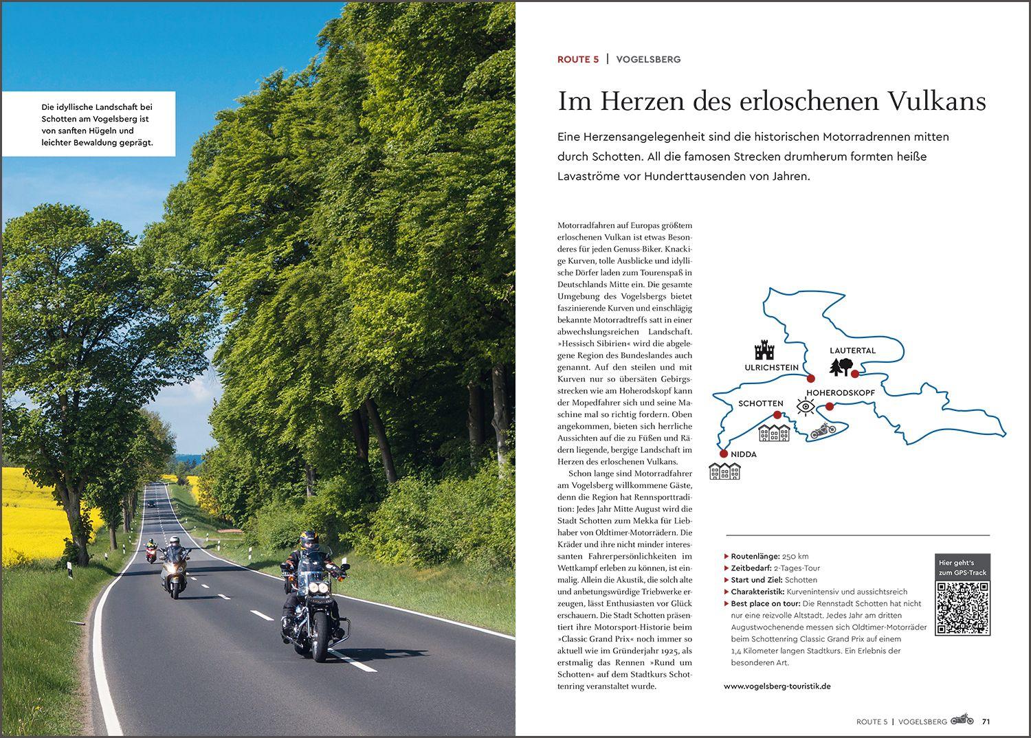 Beispielinhalt (Bild) KUNTH Abgefahren - Die schönsten Bikertouren Deutschlands