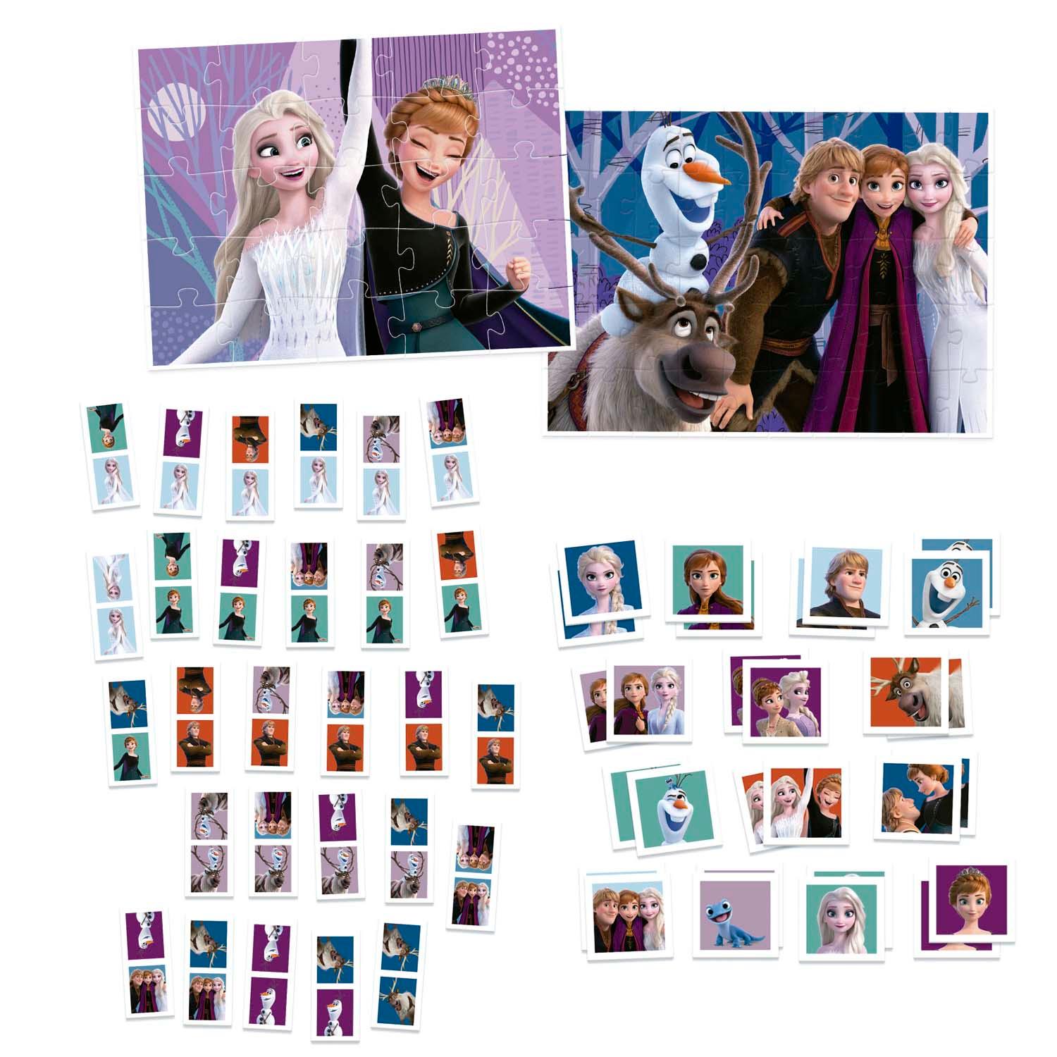 Beispielinhalt (Bild) Educa - Disney - Frozen Superpack 4 in 1