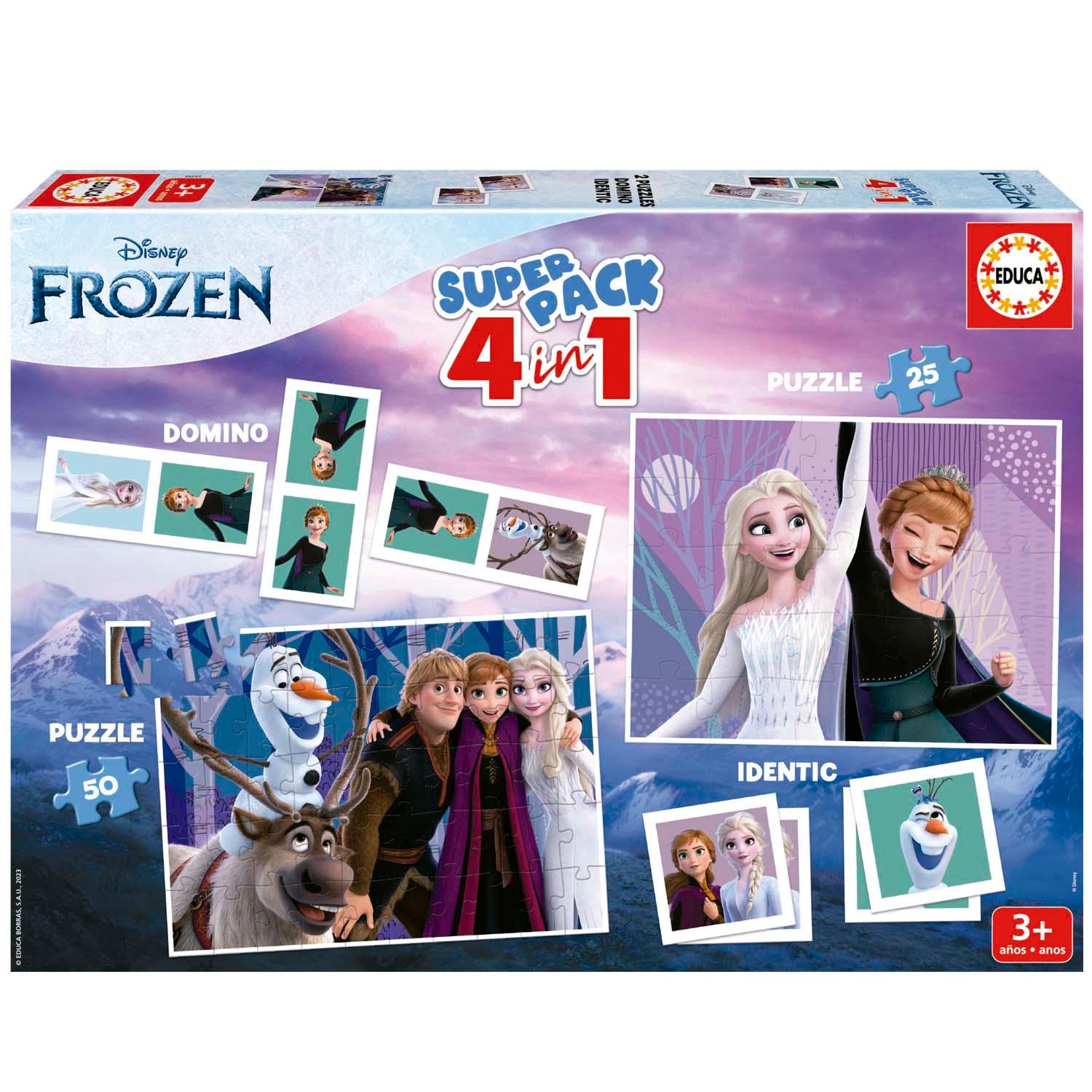 Vorderes Coverbild Educa - Disney - Frozen Superpack 4 in 1
