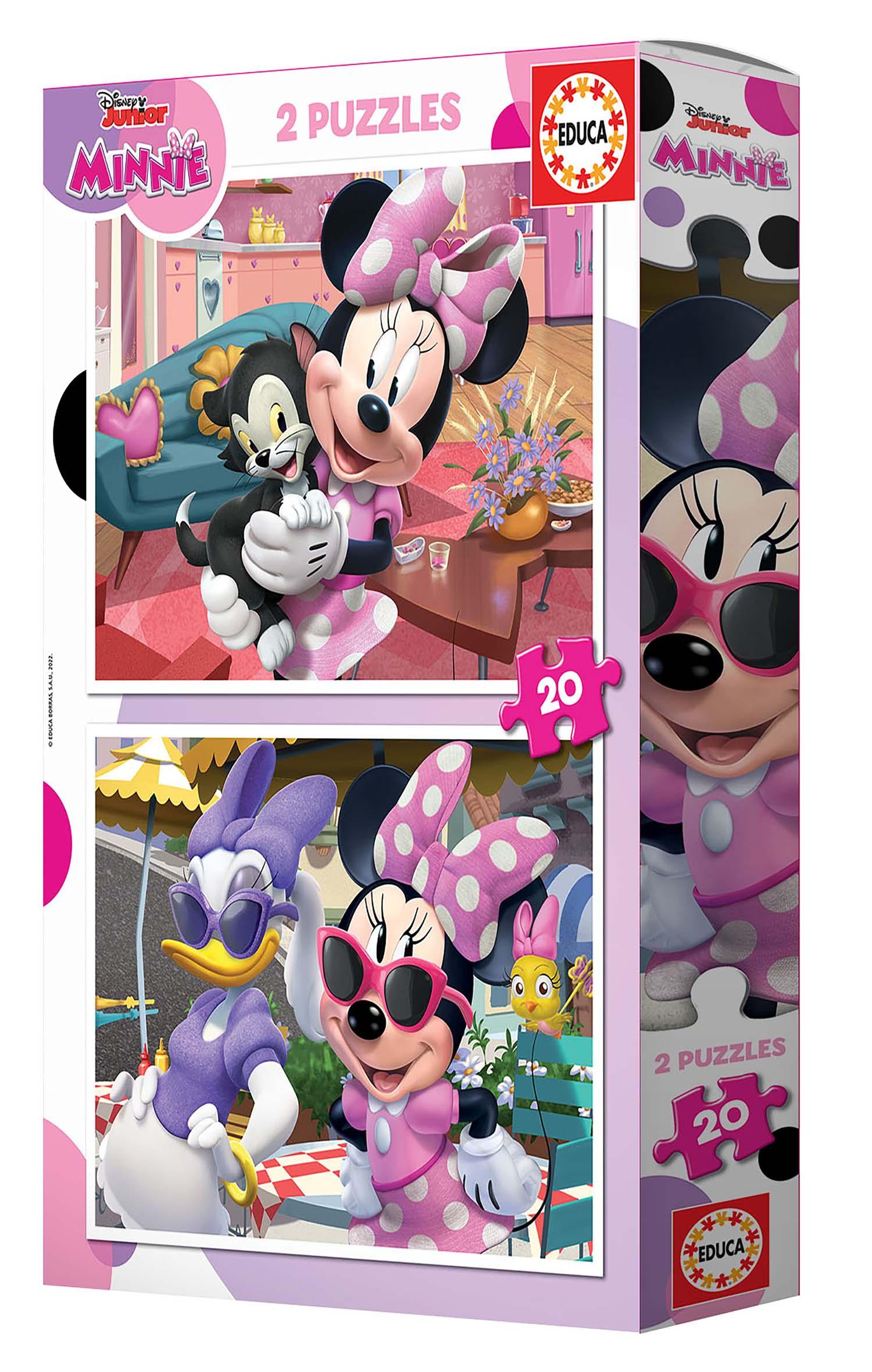 Beispielinhalt (Bild) Educa - Disney - Minnie - Puzzle 2x20 Teile