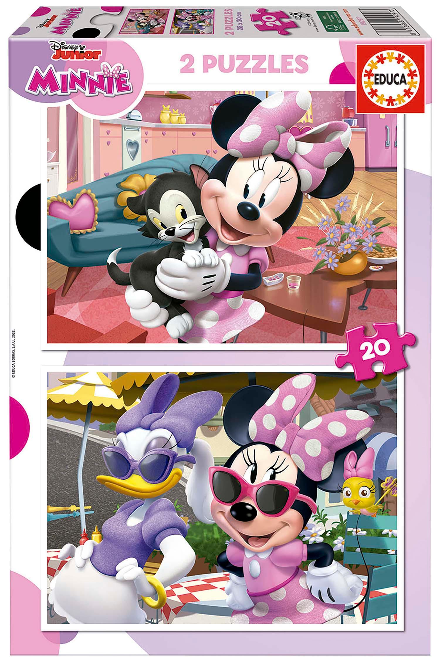Vorderes Coverbild Educa - Disney - Minnie - Puzzle 2x20 Teile