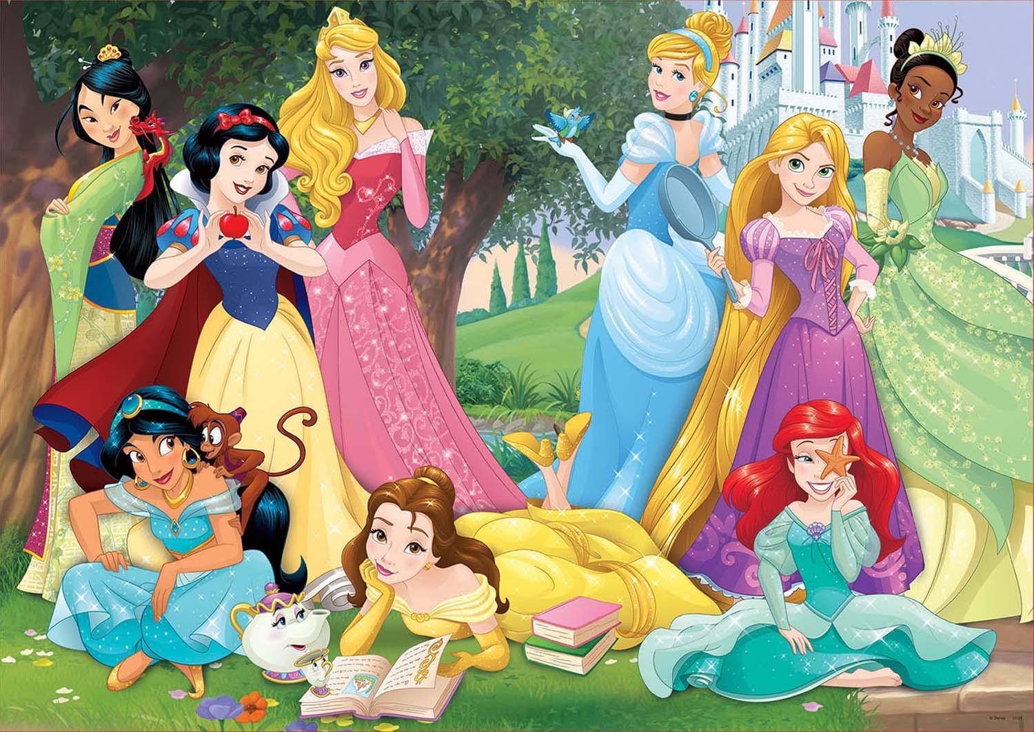 Beispielinhalt (Bild) Educa - Disney-Prinzessinnen - Puzzle 500 Teile