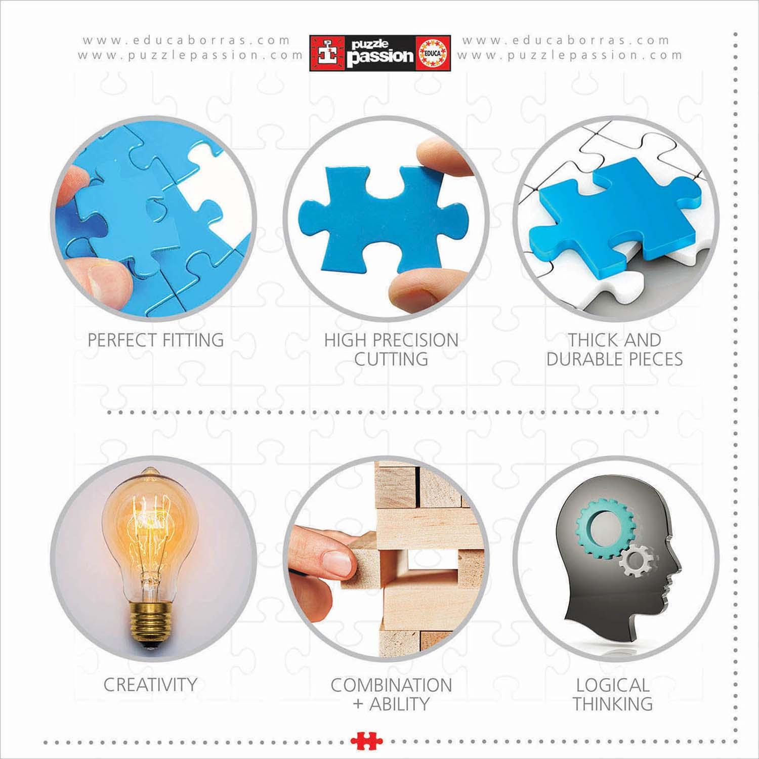 Beispielinhalt (Bild) Educa - Sternenbilder - Puzzle 4000 Teile