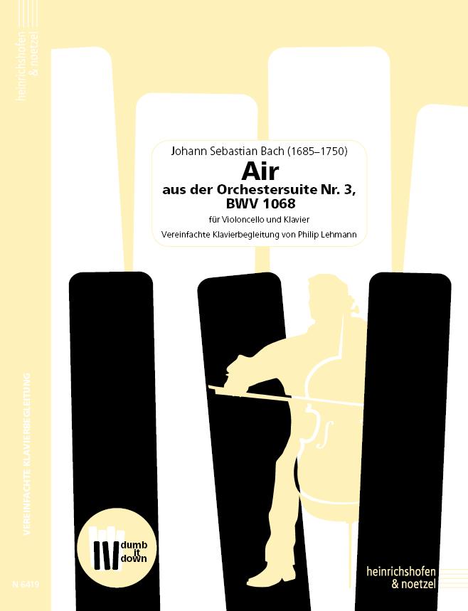 Vorderes Coverbild Air aus der Orchestersuite Nr. 3 BWV 1068