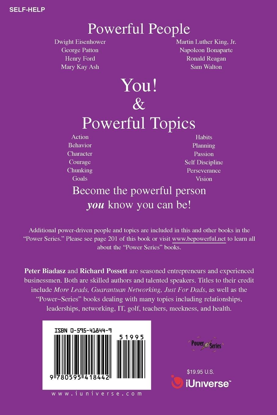 Rückseitencover Powerful People Are Powerful Performers