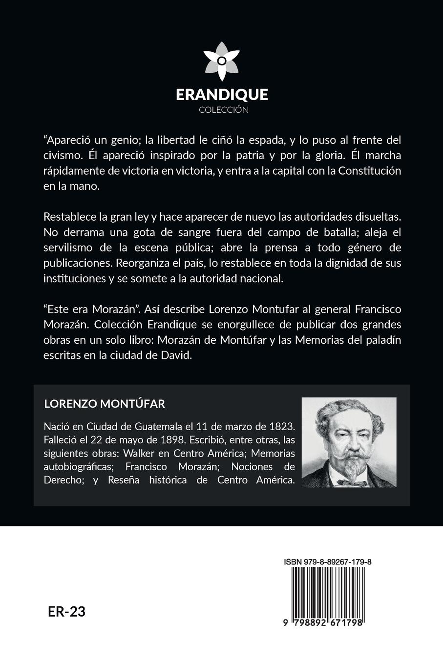 Rückseitencover Morazán