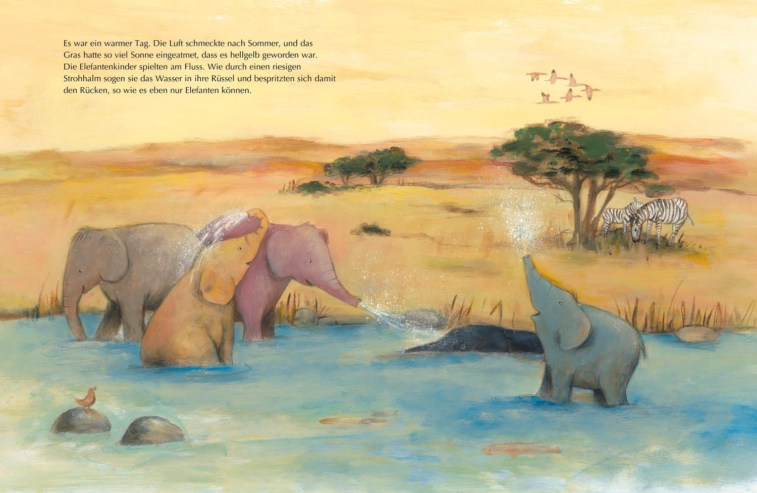 Beispielinhalt (Bild) Abschied von Opa Elefant