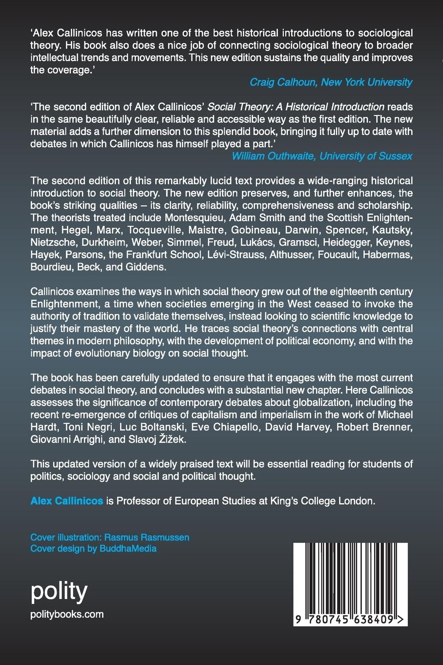 Rückseitencover Social Theory