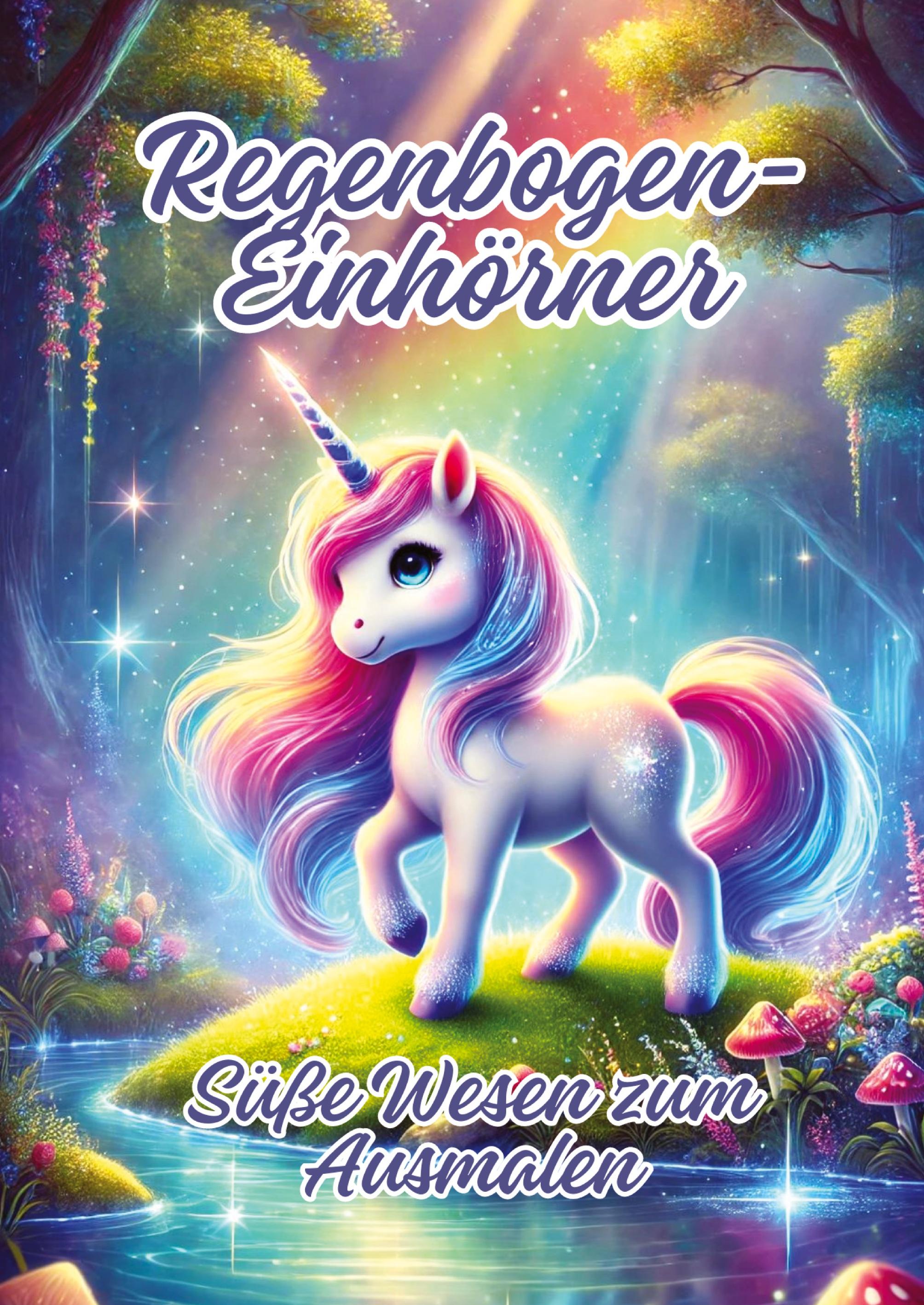Vorderes Coverbild Regenbogen-Einhörner