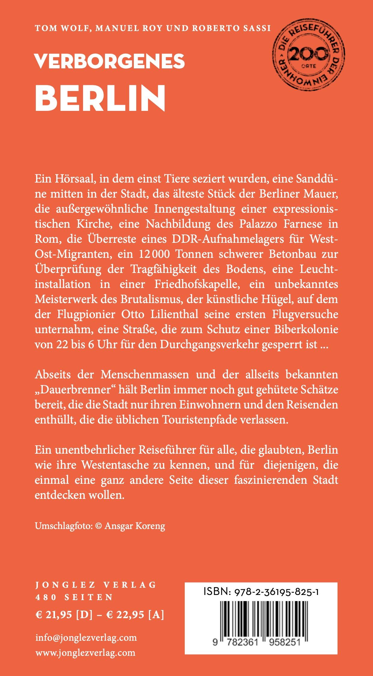 Rückseitencover Verborgenes Berlin