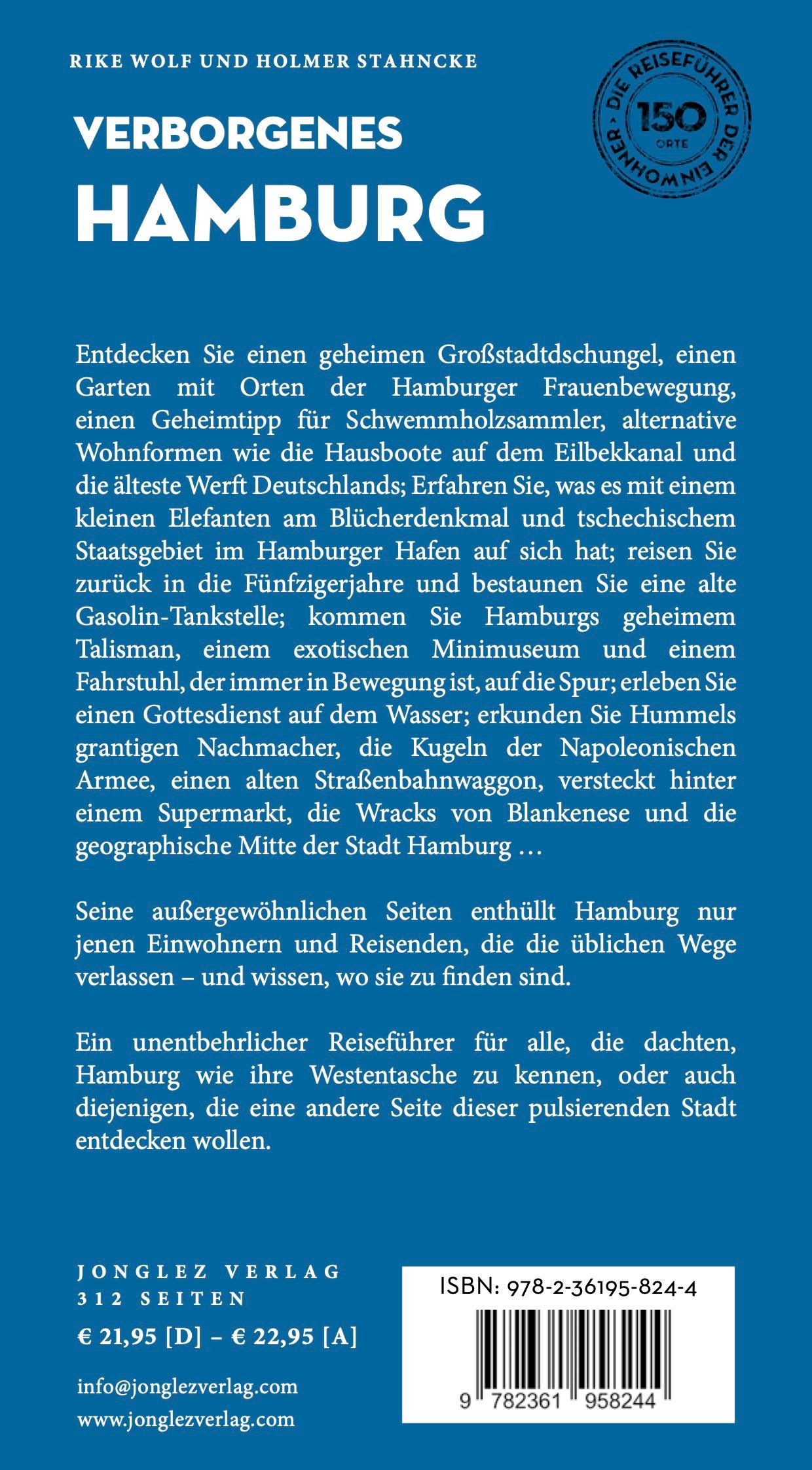 Rückseitencover Verborgenes Hamburg