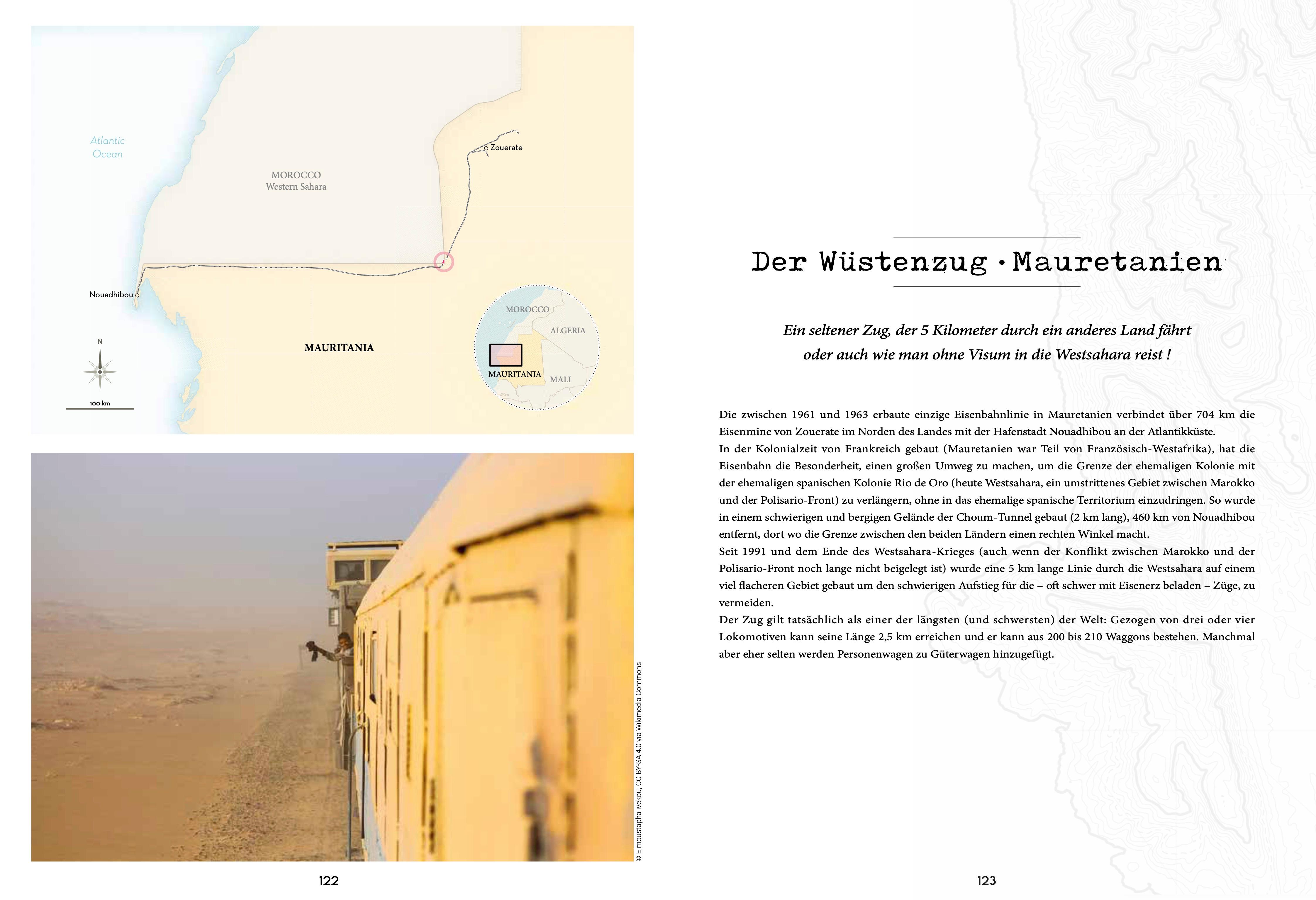 Beispielinhalt (Bild) Atlas der geographischen Kuriositäten