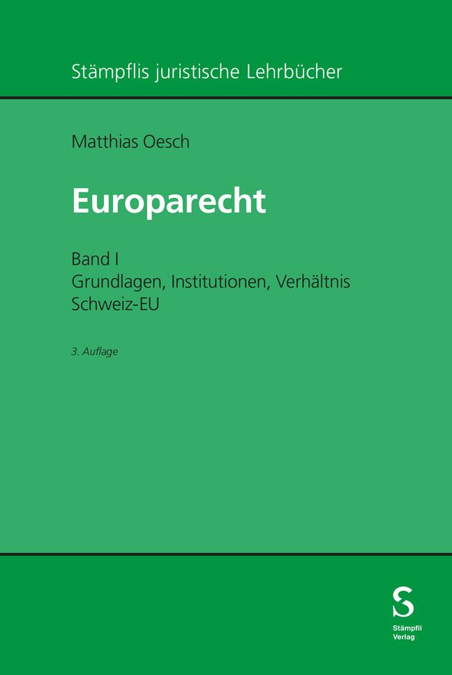 Vorderes Coverbild Europarecht