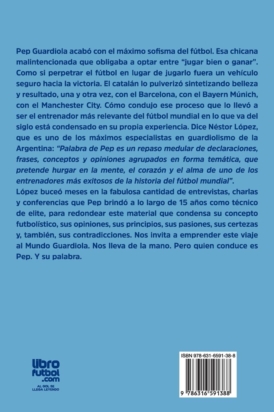 Rückseitencover Palabra de Pep