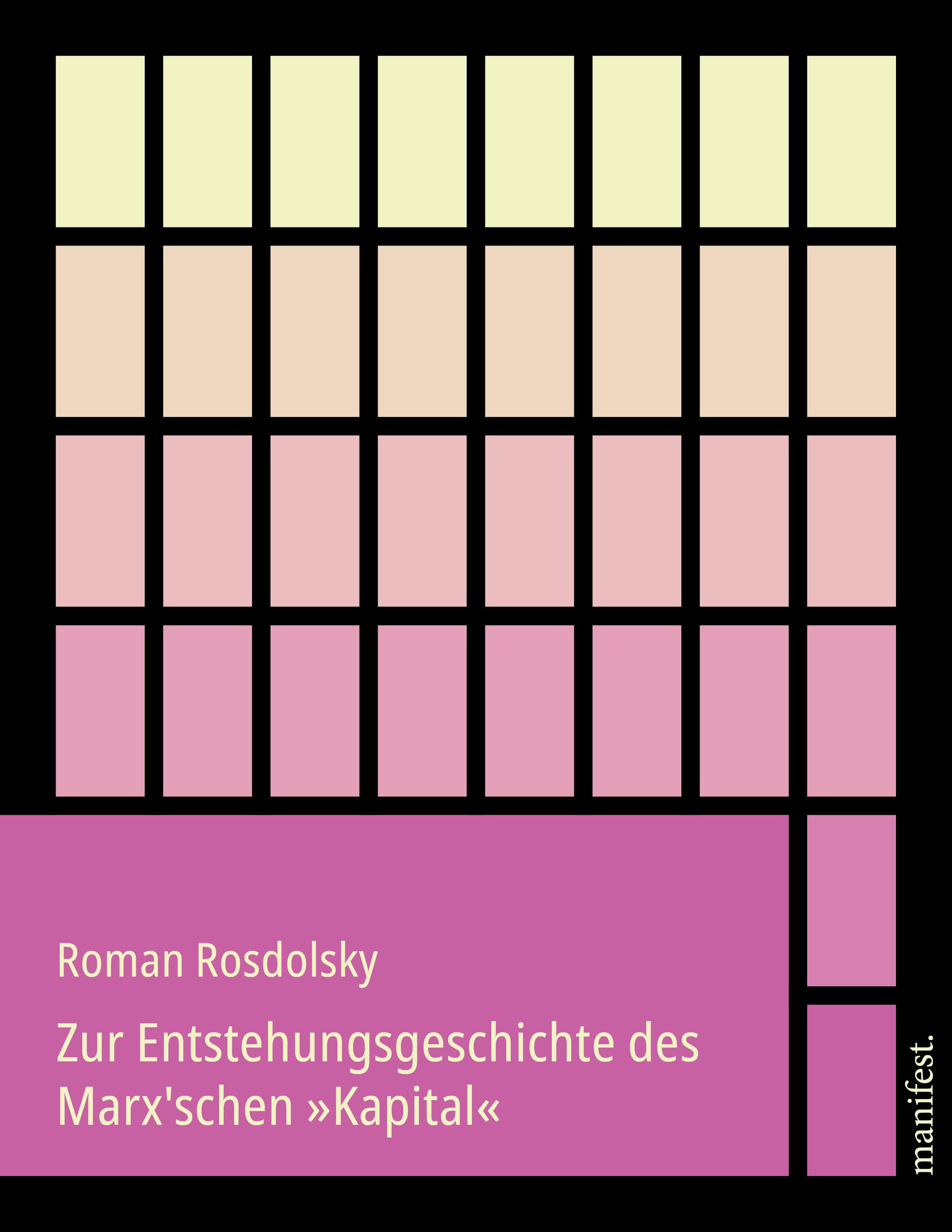 Vorderes Coverbild Zur Entstehungsgeschichte des Marx'schen 'Kapital'